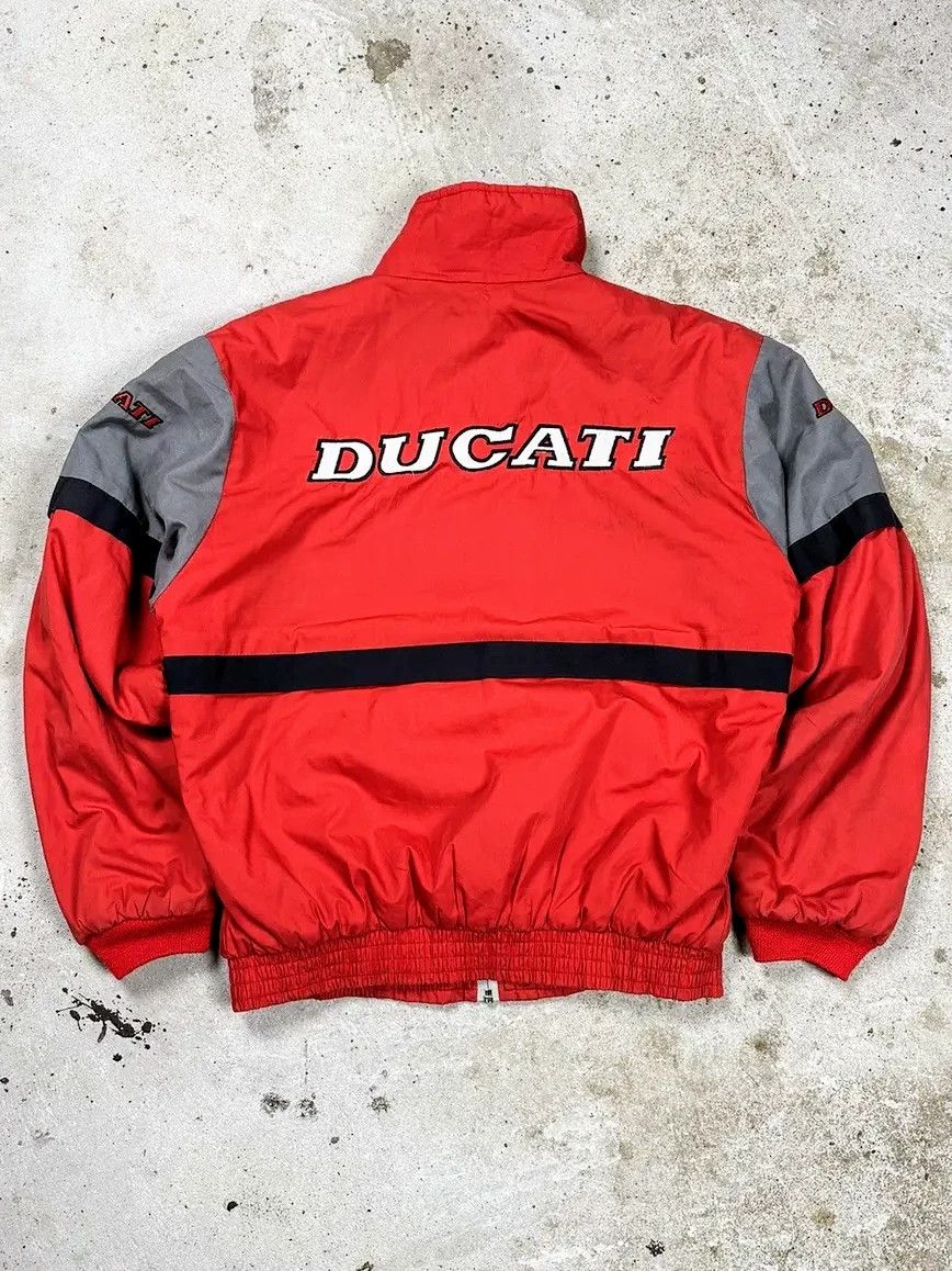 Red Bull × Vintage RARE RED BULL DISTRESS BOMBER JACKET MARLBORO