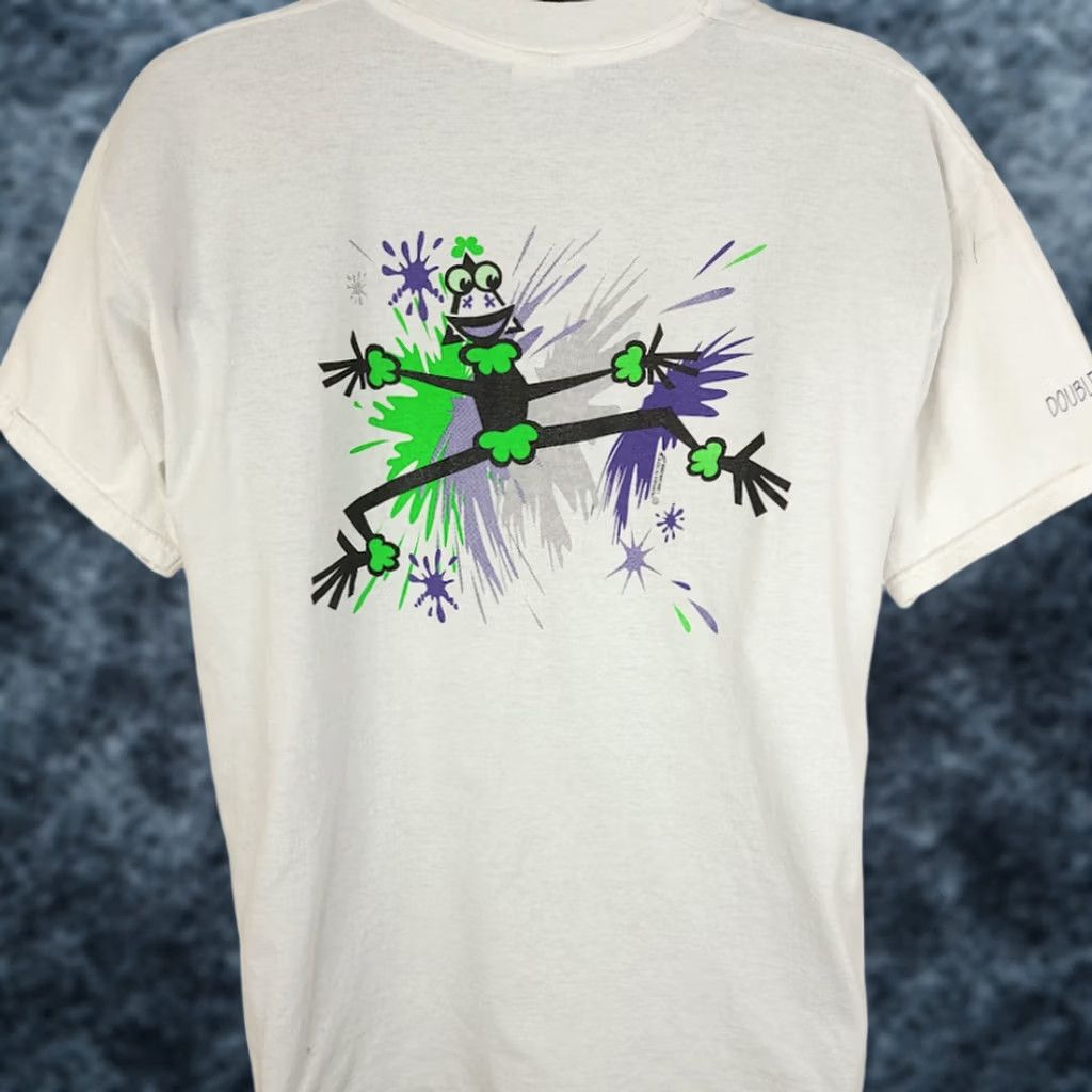 Fruit Of The Loom VINTAGE Eastern Arizona College Gila Monsters T Shirt Mens XL 90s Y2K EAC White Cotton Blend Size US XL / EU 56 / 4 - 1 Thumbnail