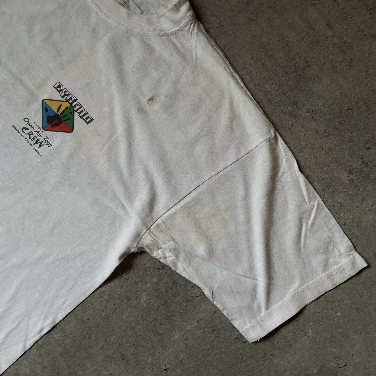 Band Tees Vintage 1997 Dynamo Open Air Crew Heavy Metal Music Festival Size US XL / EU 56 / 4 - 4 Thumbnail