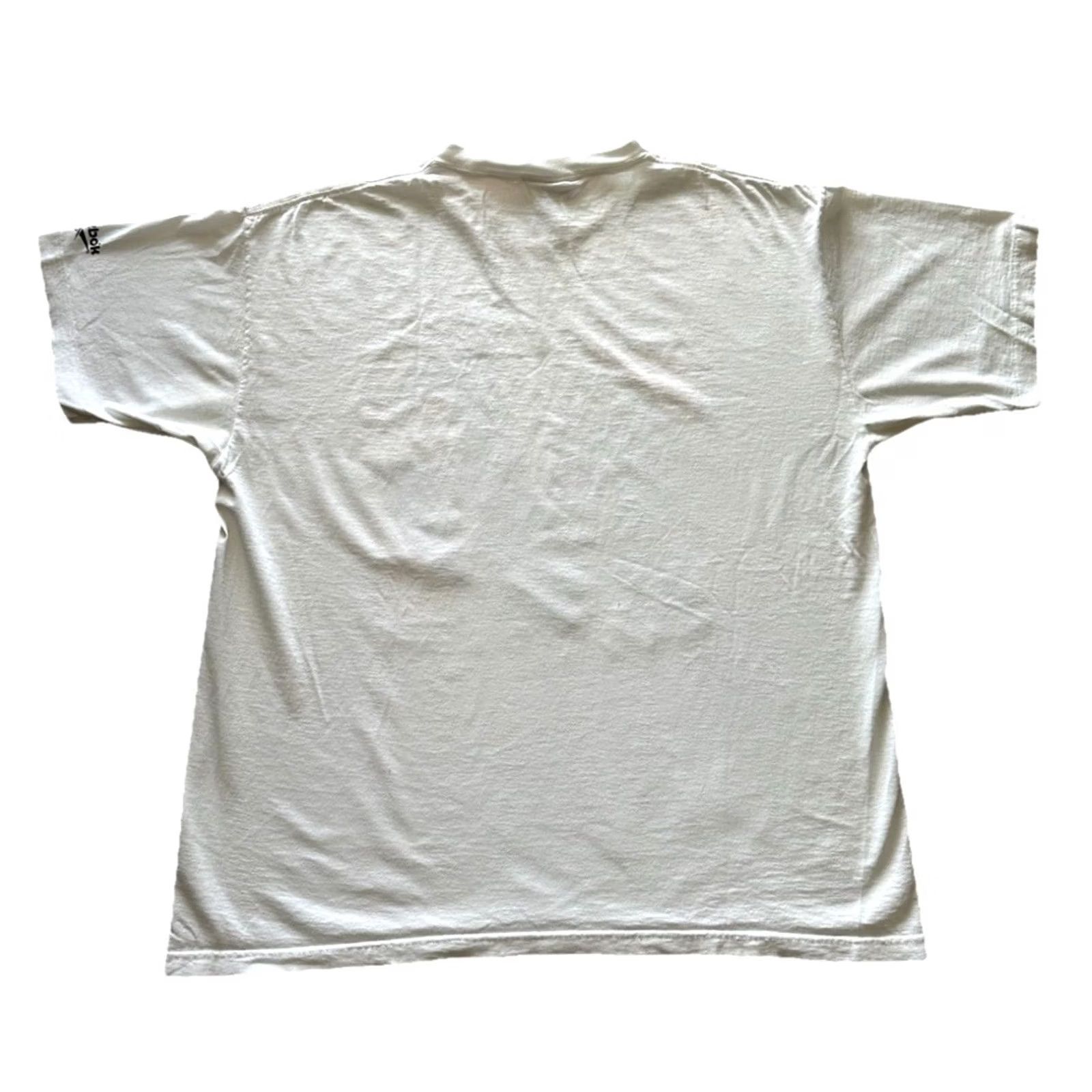 Reebok VINTAGE Reebok Michigan Wolverines Football T-Shirt XL White Crew Neck Short Sleeve Men USA 90s Graphic Print Logo Size US XL / EU 56 / 4 - 7 Thumbnail