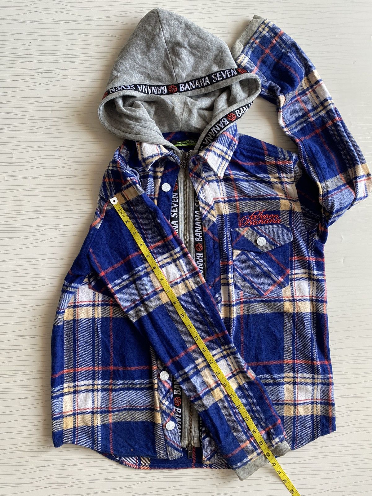 Banana Republic × Vintage BANANA SEVEN DOUBLE LAYER FLANER HOODIE Size US M / EU 48-50 / 2 - 16 Thumbnail