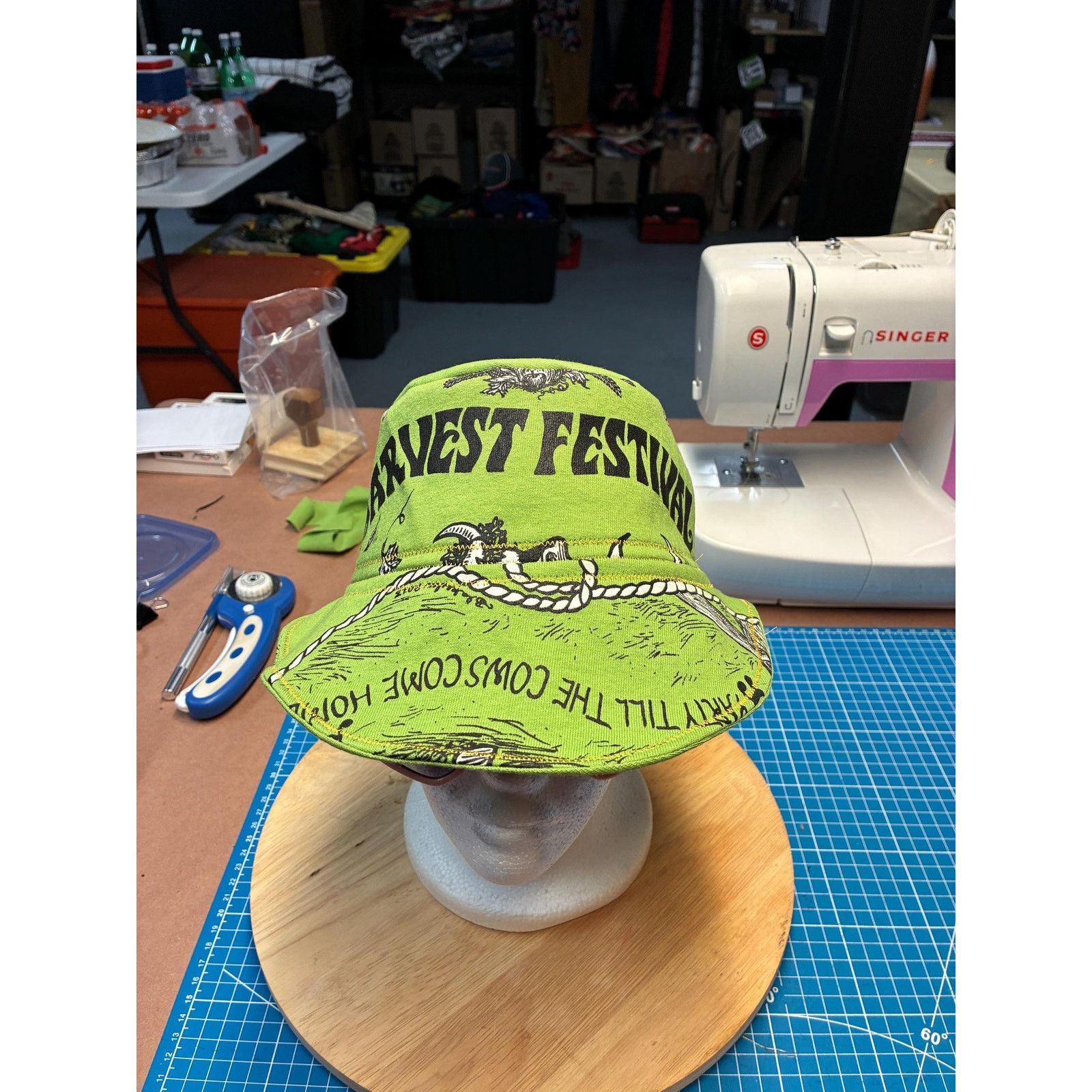 Other Upcycled Harvest Festival Bucket Hat — Stone Cow Brewery Size ONE SIZE - 10 Thumbnail