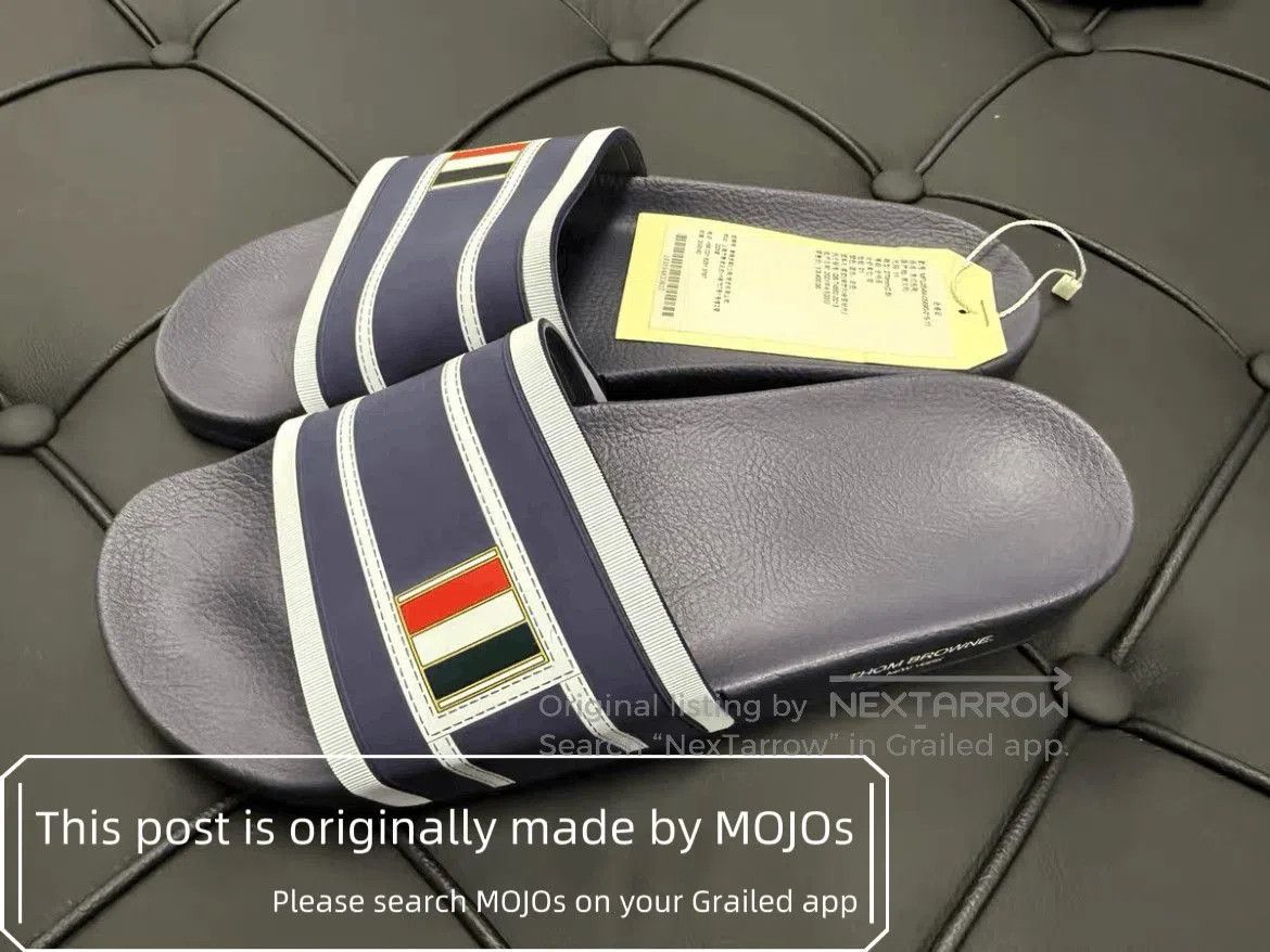 Thom Browne Sz 11 Thom Browne Stripe Pattern Slopper. Size US 11 / EU 44 - 2 Thumbnail