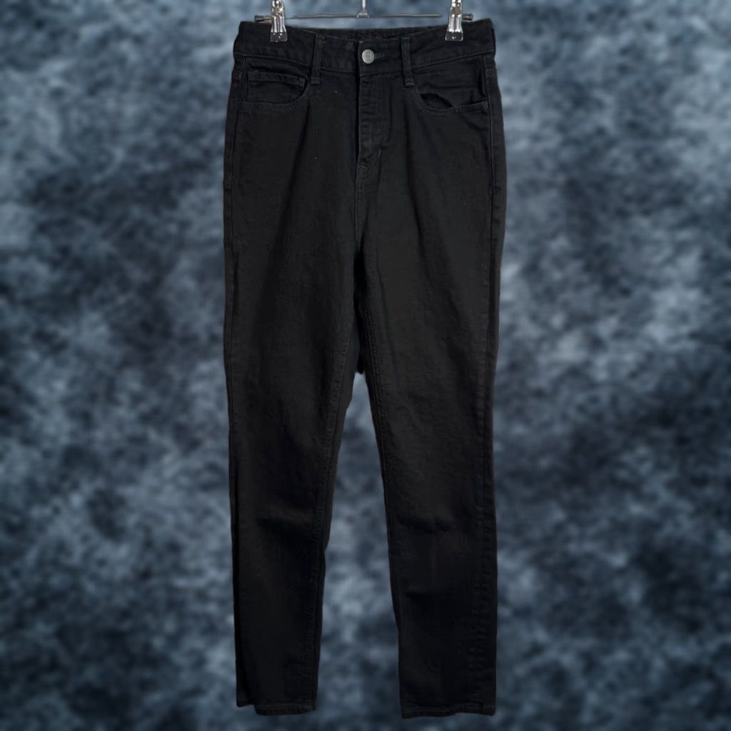 Frank And Oak Frank And Oak Womens Jeans Slim Black 27 High Rise 5-Pocket Denim Cotton Blend Size 27" / US 4 / IT 40 - 1 Thumbnail