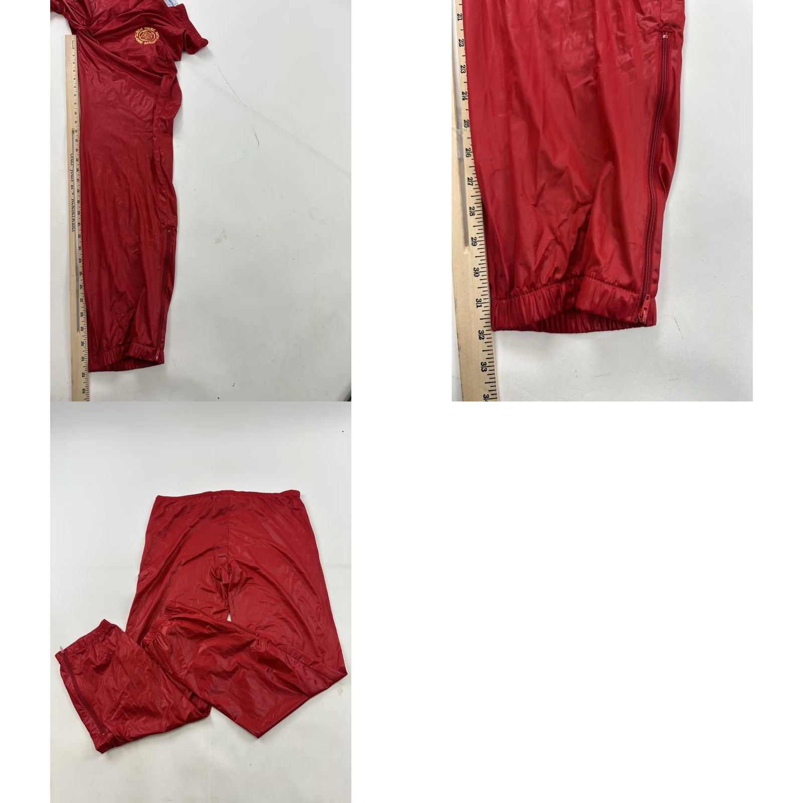 Vintage VINTAGE Sportco Portland Marathon Windbreaker Pants Mens M Red Athletic Running Jogging Walking US Made Size US 31 - 8 Thumbnail