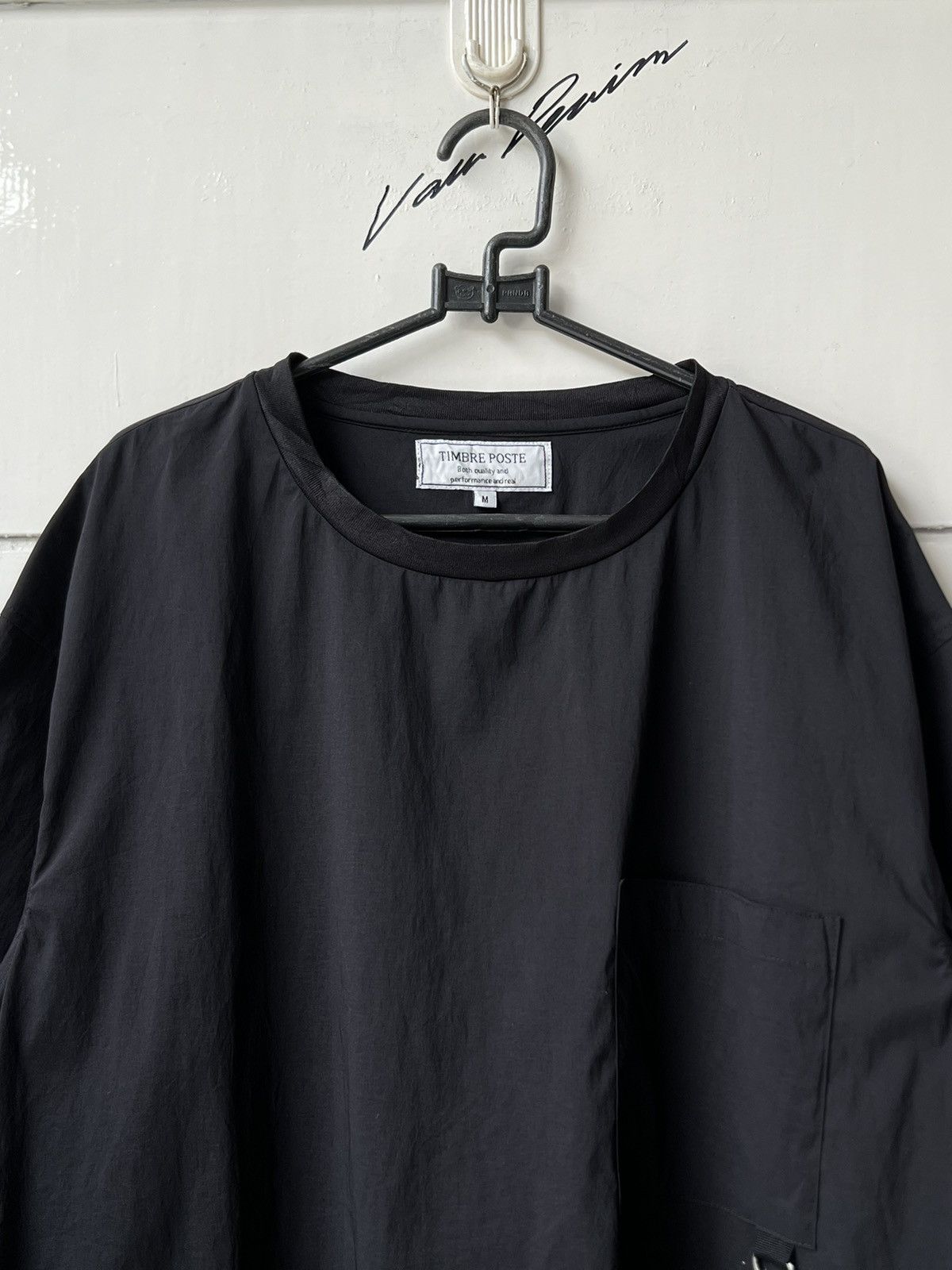 Other TIMBRE POSTE Black Boxy T-shirt Size US L / EU 52-54 / 3 - 11 Thumbnail