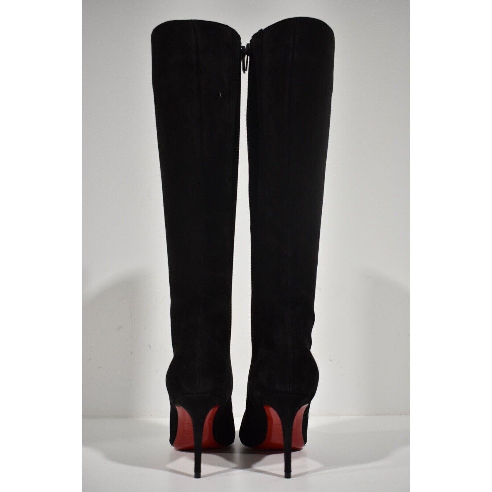 Christian Louboutin Christian Louboutin Kate Botta 85 Black Suede Knee High Size US 5.5 / IT 35.5 - 11 Thumbnail