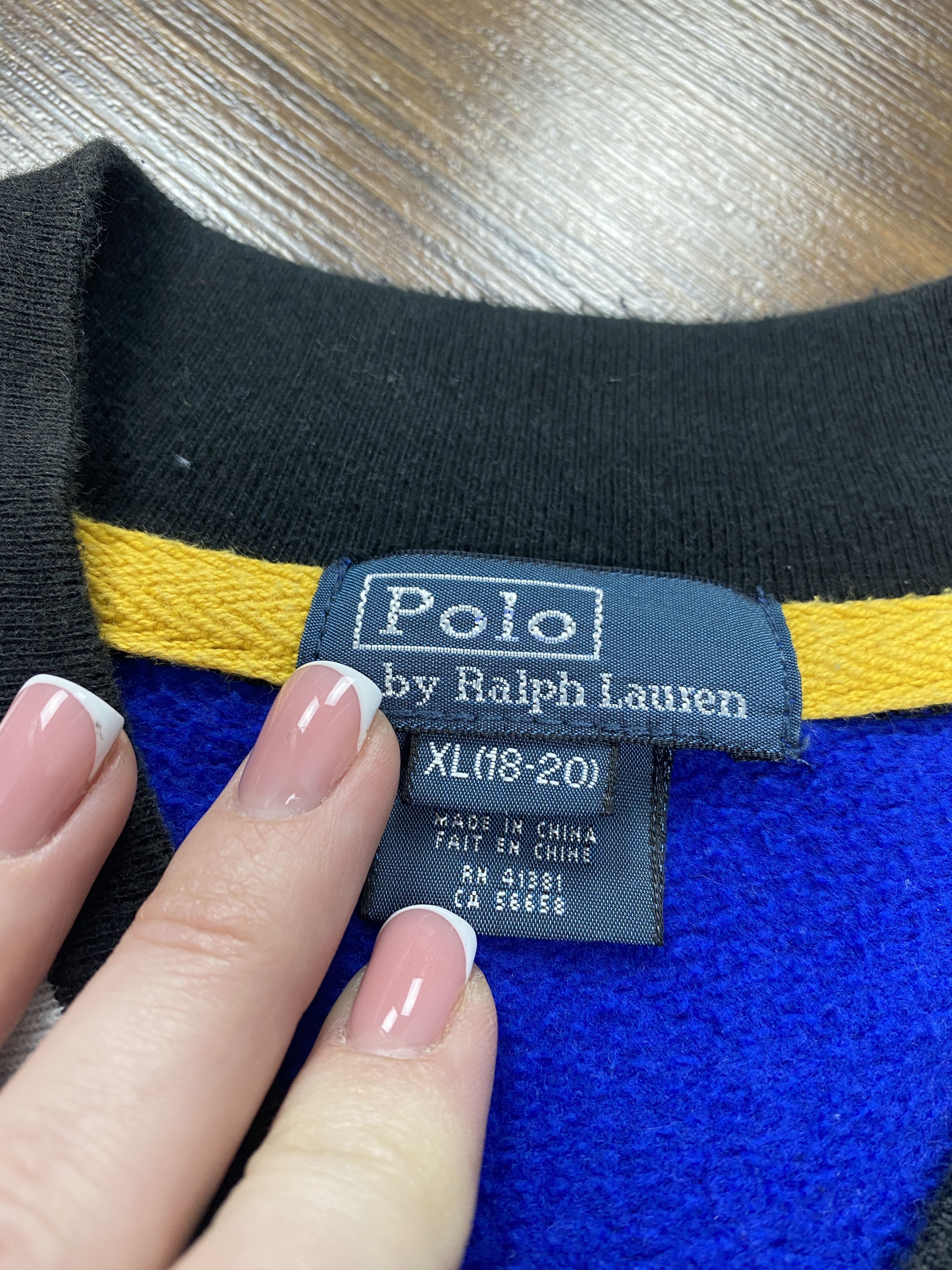 Polo Ralph Lauren × Ralph Lauren Polo Ralph Lauren Vintage Cotton Bomber Jacket Hoodie Size US S / EU 44-46 / 1 - 4 Thumbnail