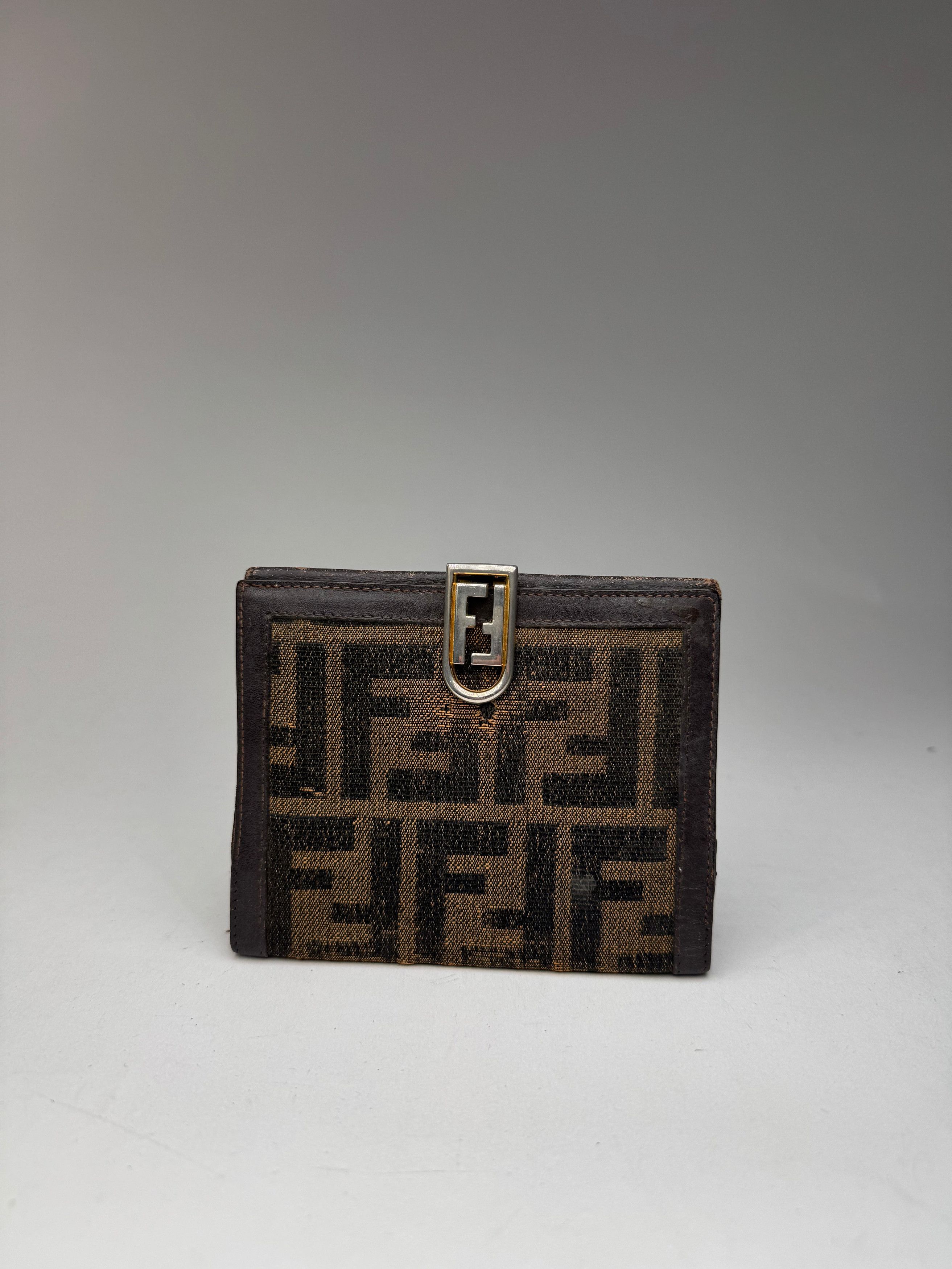 Fendi Vintage FF monogram Wallet Brown Size ONE SIZE - 1 Thumbnail