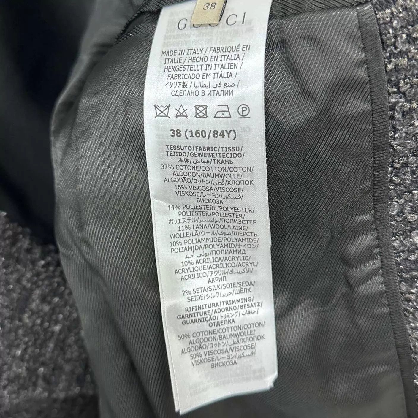 Gucci Gucci tweed double breasted coco jacket size 38 Size XS / US 0-2 / IT 36-38 - 5 Thumbnail
