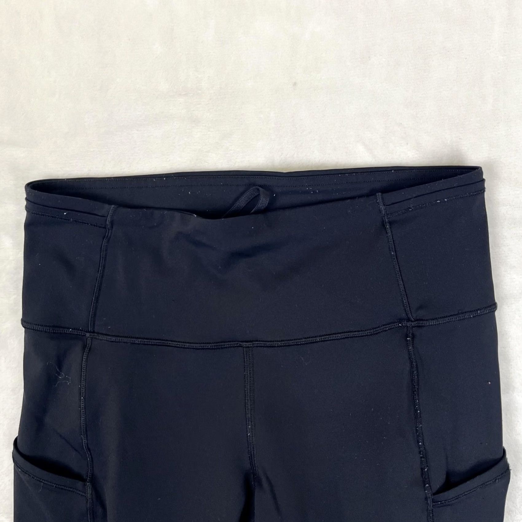 Lululemon Lululemon Leggings Women's 6 Black High Rise Ankle Pockets Reflective Size 28" / US 6 / IT 42 - 3 Thumbnail
