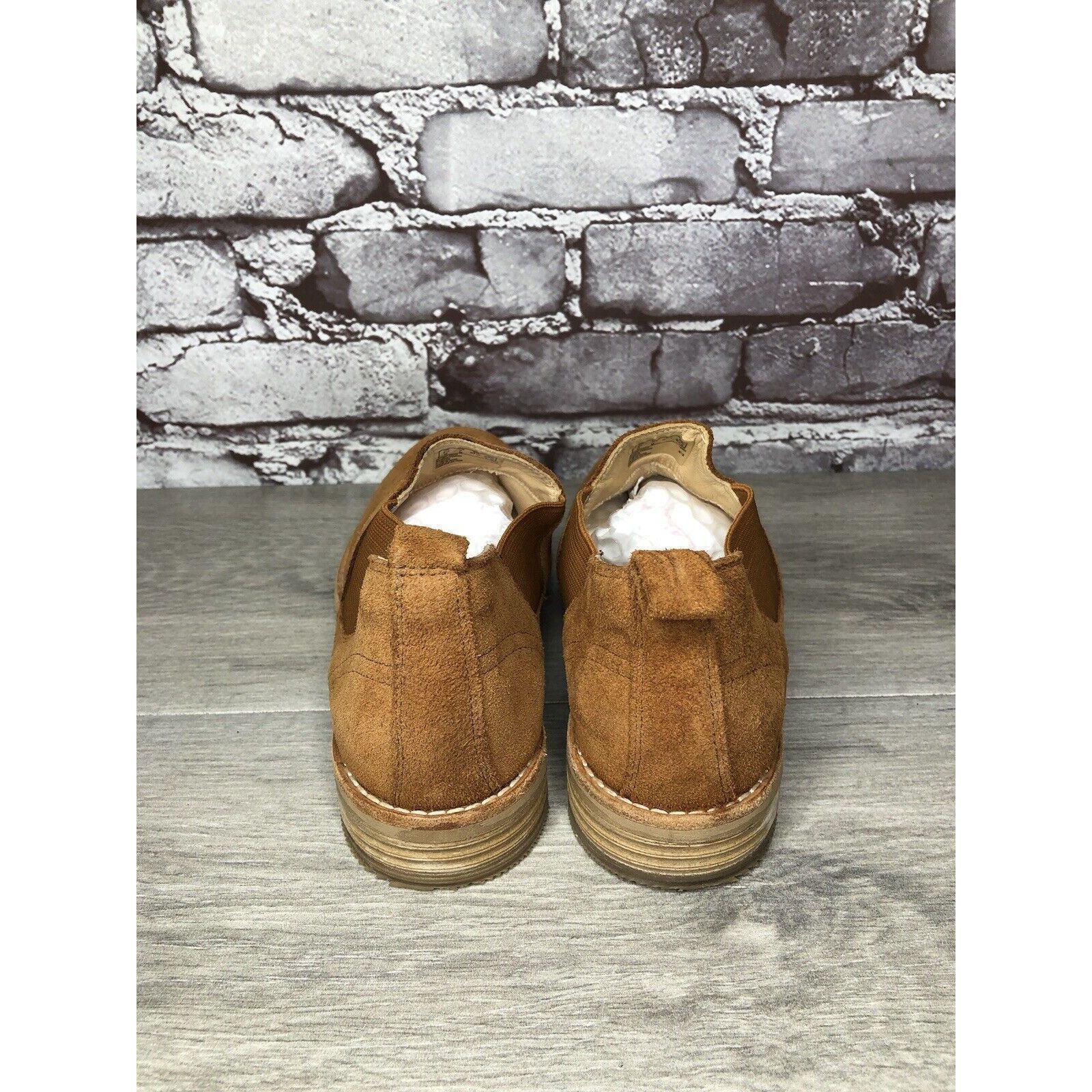 Clarks Clarks Camel Tan Suede Leather Block Heel Low Cut Booties Wo Size US 7 / IT 37 - 3 Thumbnail