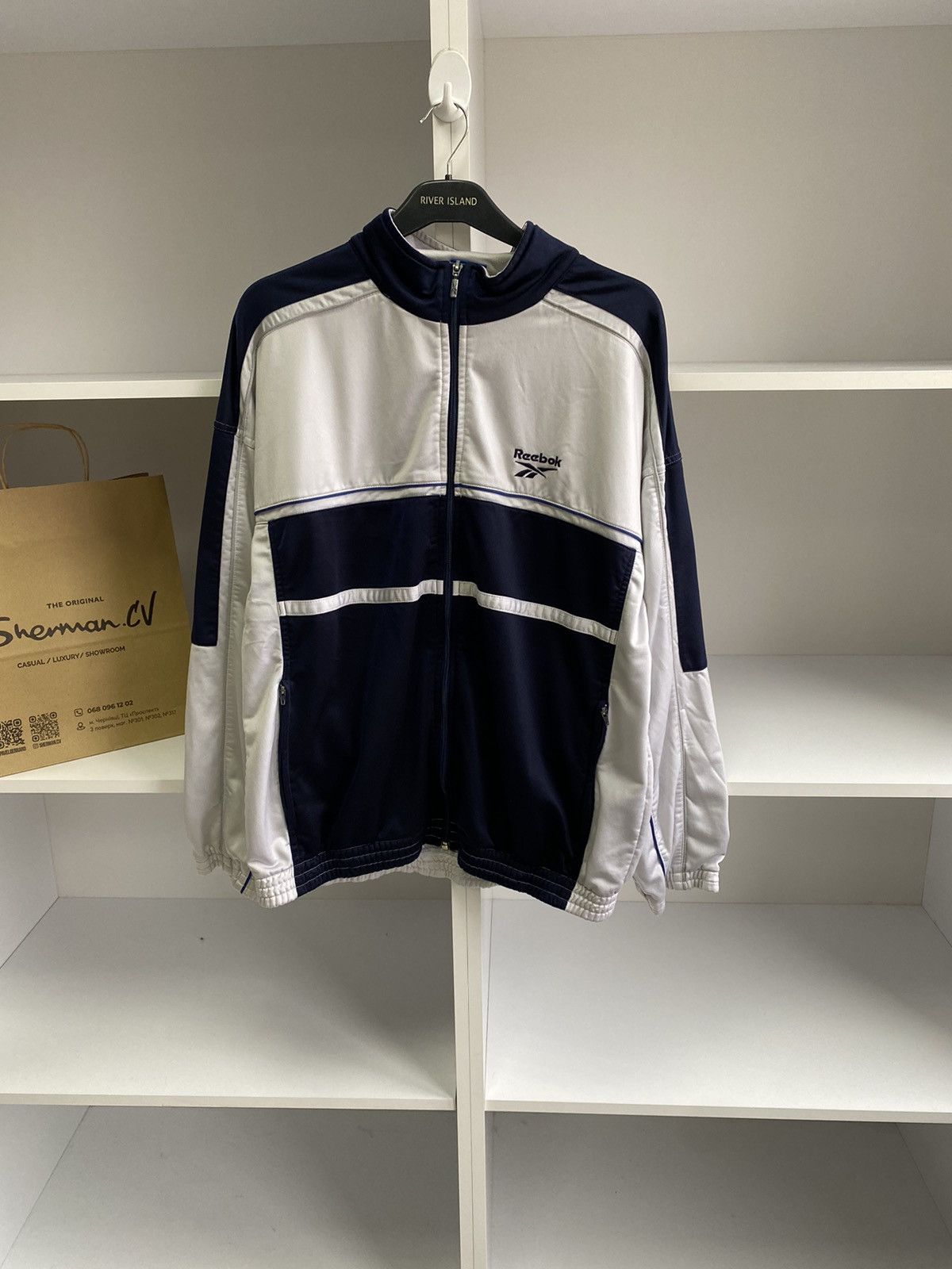 Reebok × Vintage Vintage Reebok track 90s style jacket Size US M / EU 48-50 / 2 - 2 Thumbnail