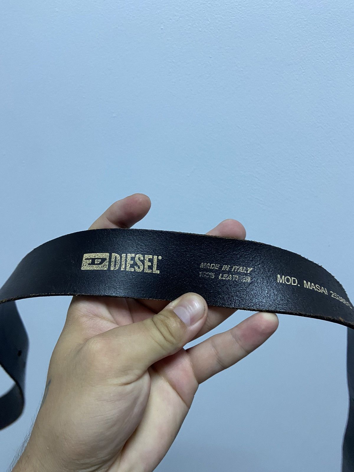 Diesel × Vintage Diesel Belt Vintage Avant Garde Y2K Style Logo Size ONE SIZE - 7 Thumbnail