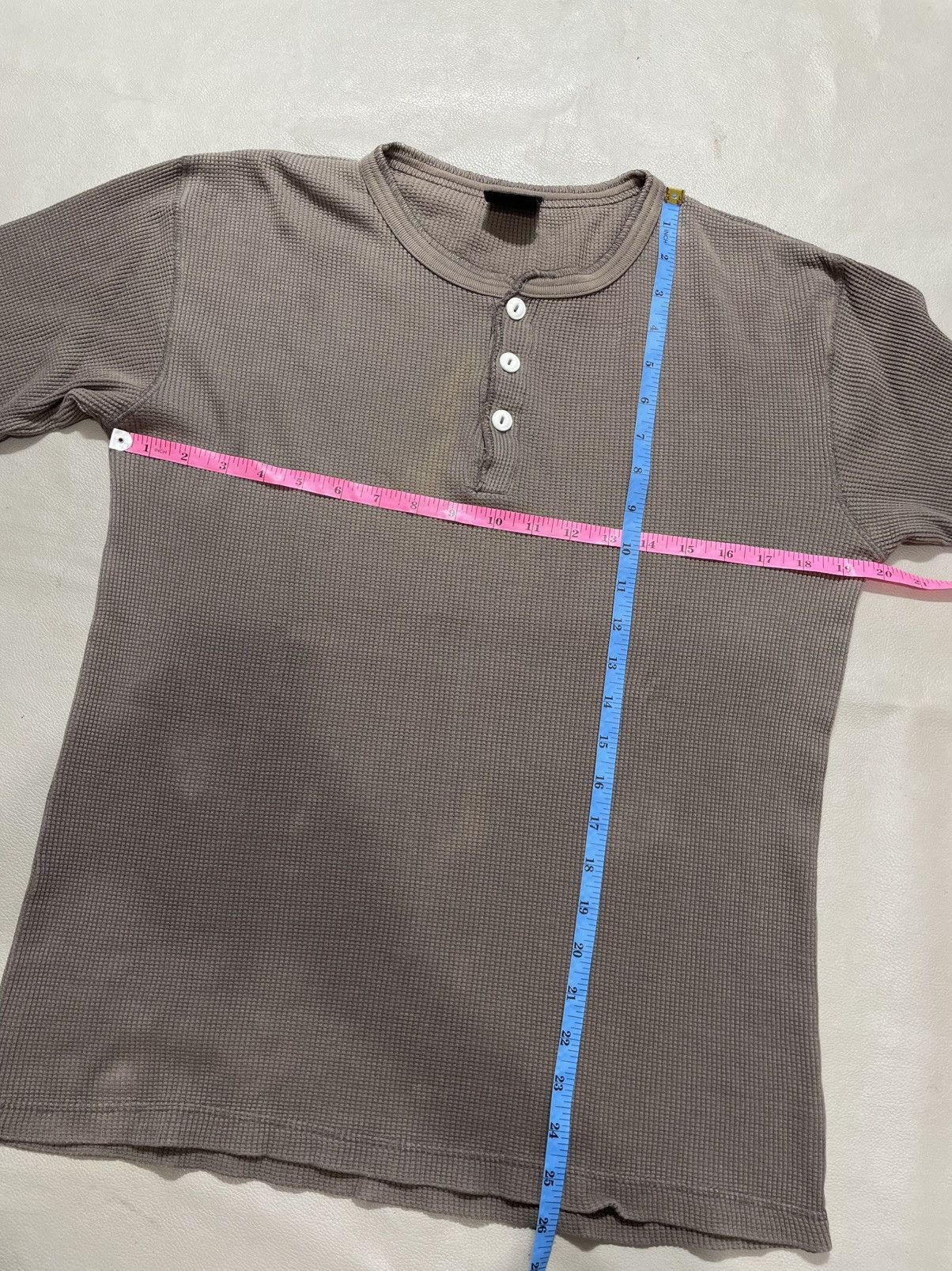 Beauty Beast Japanese Faded Thermal Longsleeve Half button Size US L / EU 52-54 / 3 - 5 Thumbnail