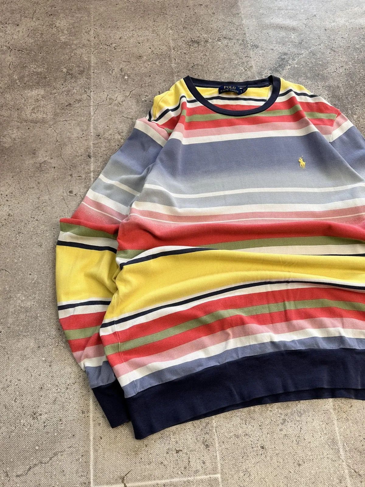 Polo Ralph Lauren Polo Ralph Lauren Cable Knit wool blue sweater Size US L / EU 52-54 / 3 - 8 Thumbnail