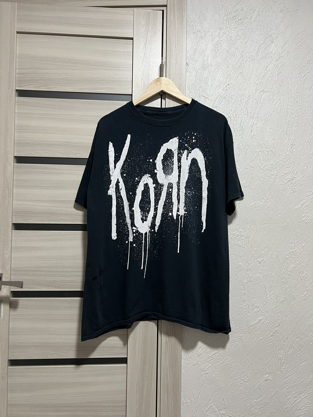 Band Tees Vintage Black Korn Logo Still Afieak Tee Size US XL / EU 56 / 4 - 11 Thumbnail