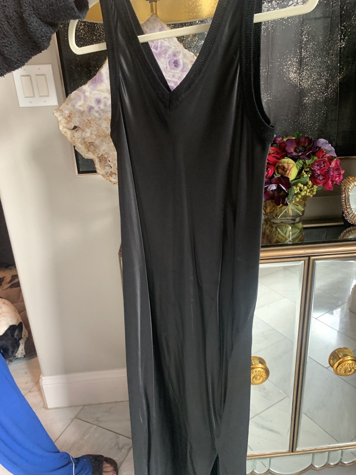 DKNY DKNY black silk midi dress from Neiman Marcus Size M / US 6-8 / IT 42-44 - 2 Thumbnail