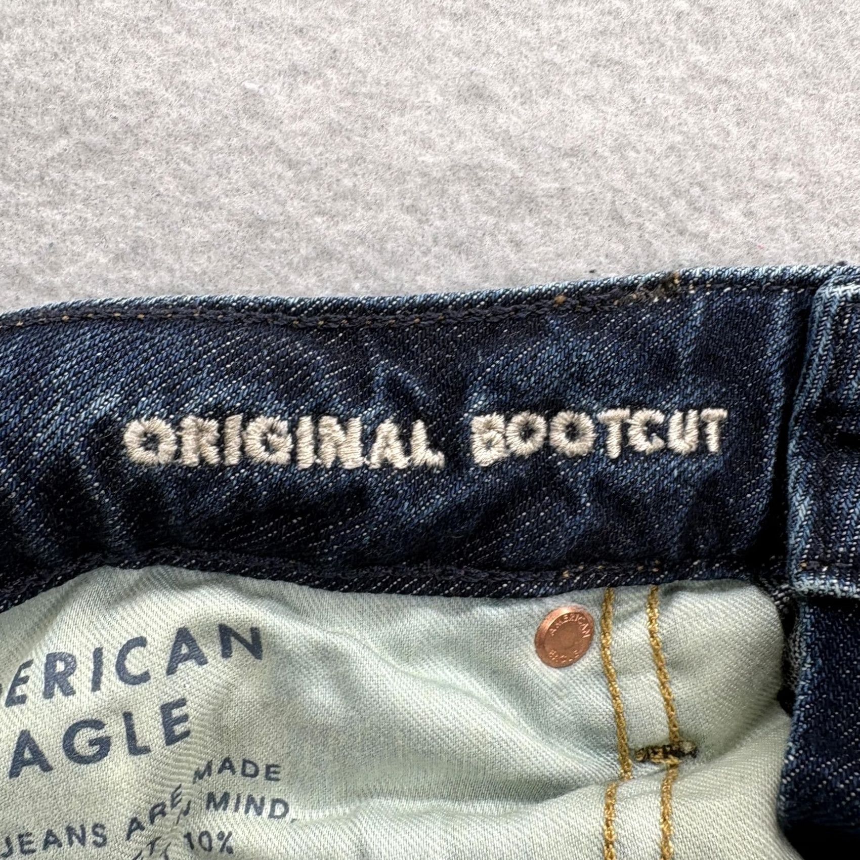 American Eagle Outfitters American Eagle Easyflex Original Bootcut Jeans Mens 30x34 Blue Medium Wash Denim Jeans Mens Reg 30 Blue Medium Wash Denim Size US 30 / EU 46 - 4 Thumbnail
