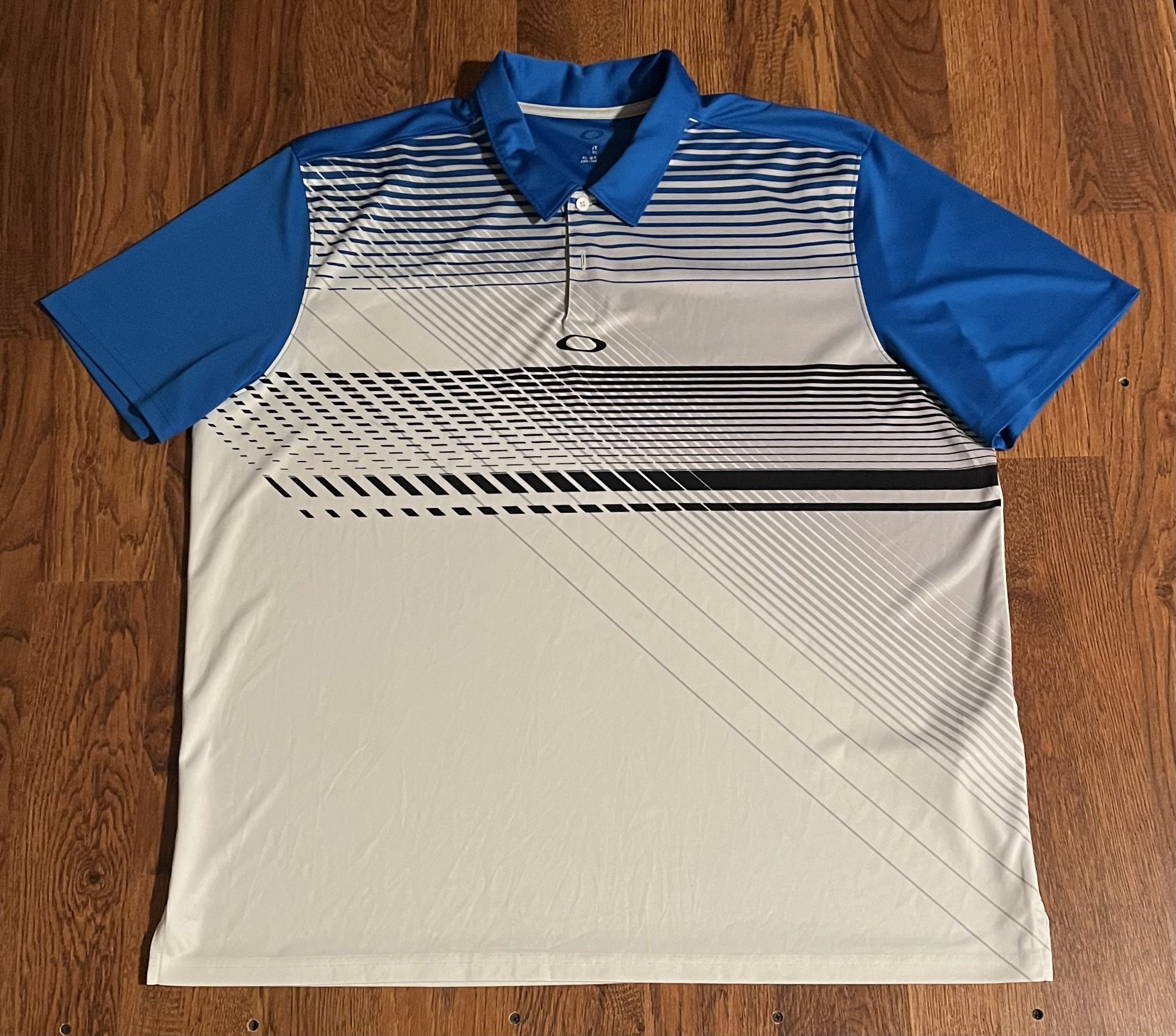 Oakley Oakley Golf Polo Shirt Striped Graphic Performance Size US XXL / EU 58 / 5 - 1 Thumbnail
