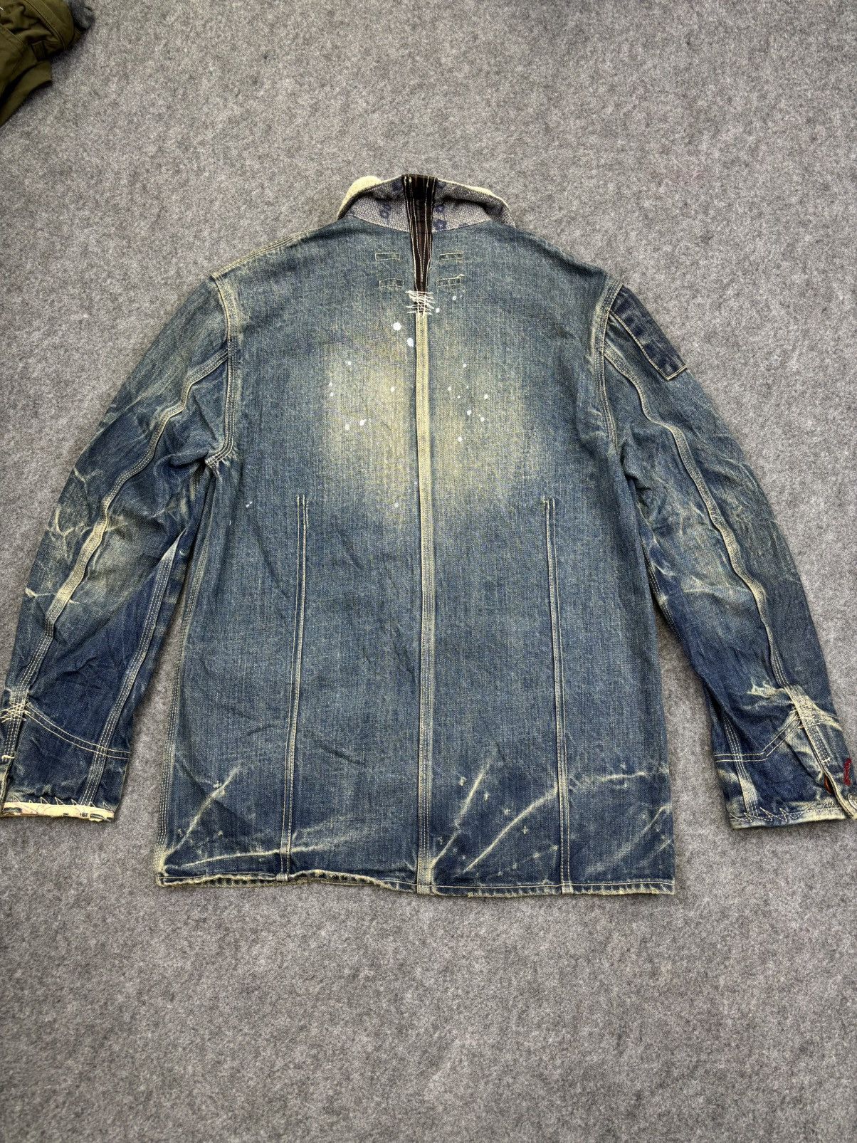 Paul Smith 💥Old Man Style💥Full Denim Charecter Chore Jacket F775 Size US S / EU 44-46 / 1 - 14 Thumbnail