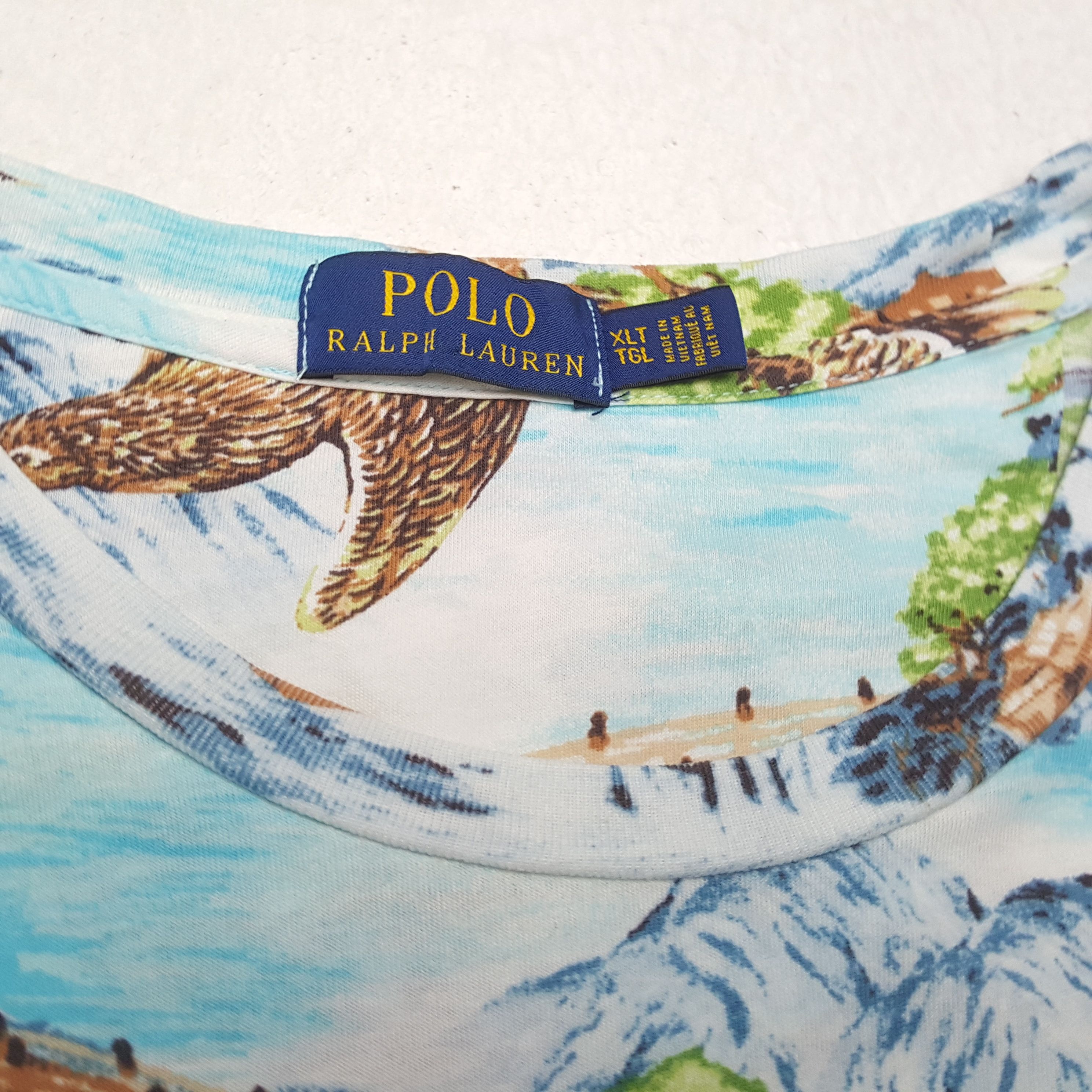 Polo Ralph Lauren × Vintage POLO RALPH LAUREN Summer Holiday Style Tshirt Size US XXL / EU 58 / 5 - 8 Thumbnail