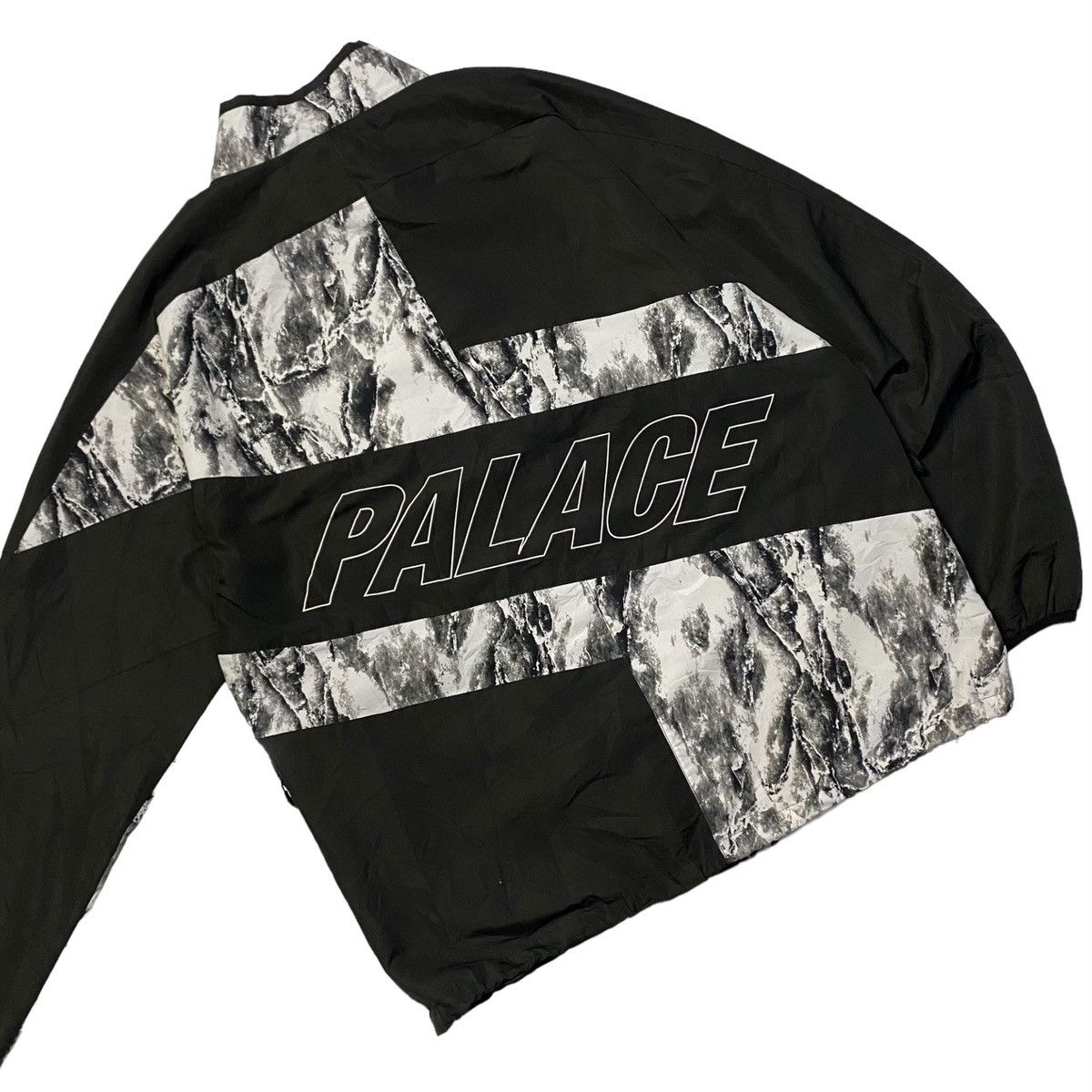 image of Palace Skateboard Madara Shell Top Jacket in Black, Men's (Size XL)