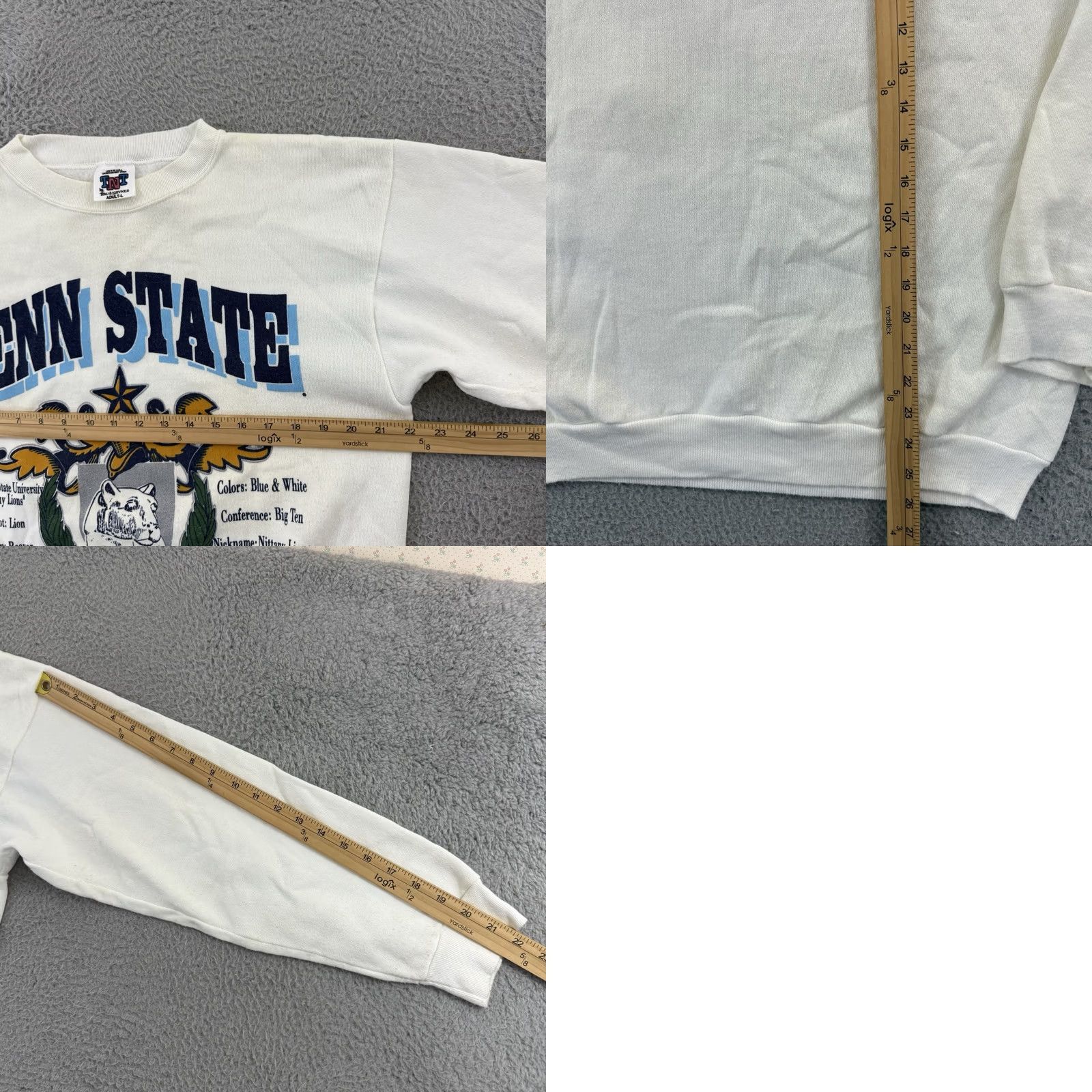 Penn VINTAGE Penn State Nittany Lions Sweatshirt Men’s Large 80s Football Sport USA Size US L / EU 52-54 / 3 - 8 Thumbnail