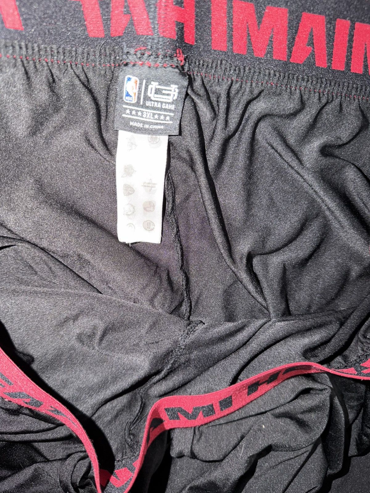 NBA Miami Heat NBA Ultra Game wide leg track pants black 3XL Size US 40 / EU 56 - 5 Thumbnail