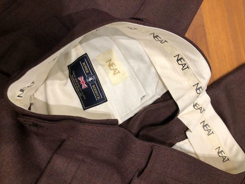 Celine NEAT Brown Tapered Trousers for Men Size US 34 / EU 50 - 7 Thumbnail