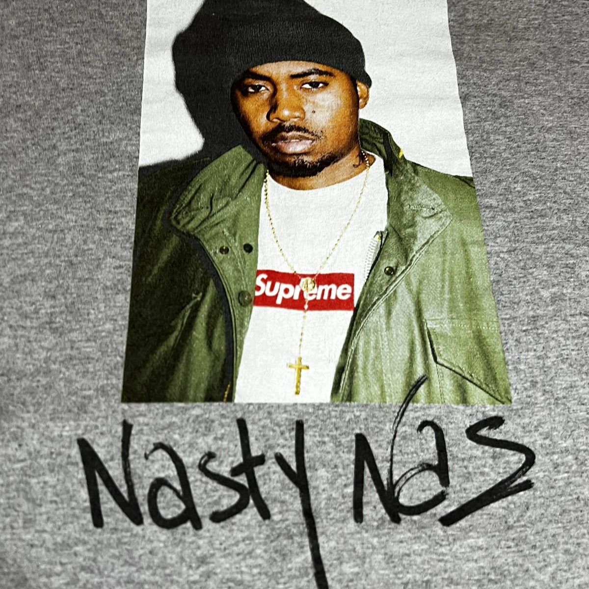 Supreme Supreme Nasty Nas Photo Tee Nas T shirt Size US L / EU 52-54 / 3 - 7 Thumbnail