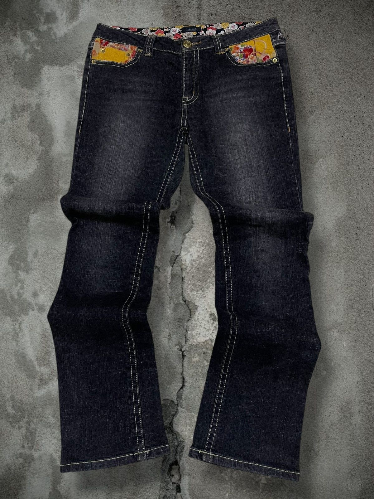 Japanese Brand Vintage 1990s Japan Designer Carouge Small Flared Denim Size US 32 / EU 48 - 1 Thumbnail