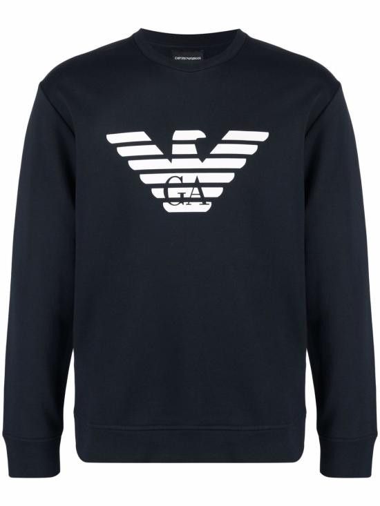 Emporio Armani EMPORIO ARMANI Men Hoodies 8N1MR6 1JRIZF904 Blue Size US M / EU 48-50 / 2 - 1 Thumbnail