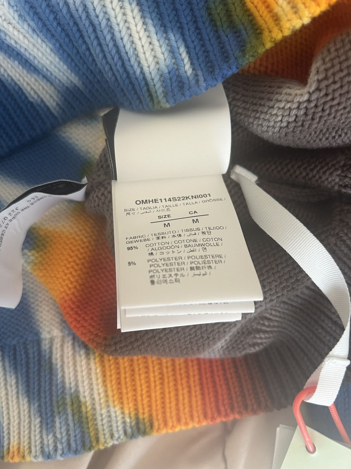Off-White off-white tie dye crewneck sweater Virgil Abloh OW logo Size US M / EU 48-50 / 2 - 5 Thumbnail