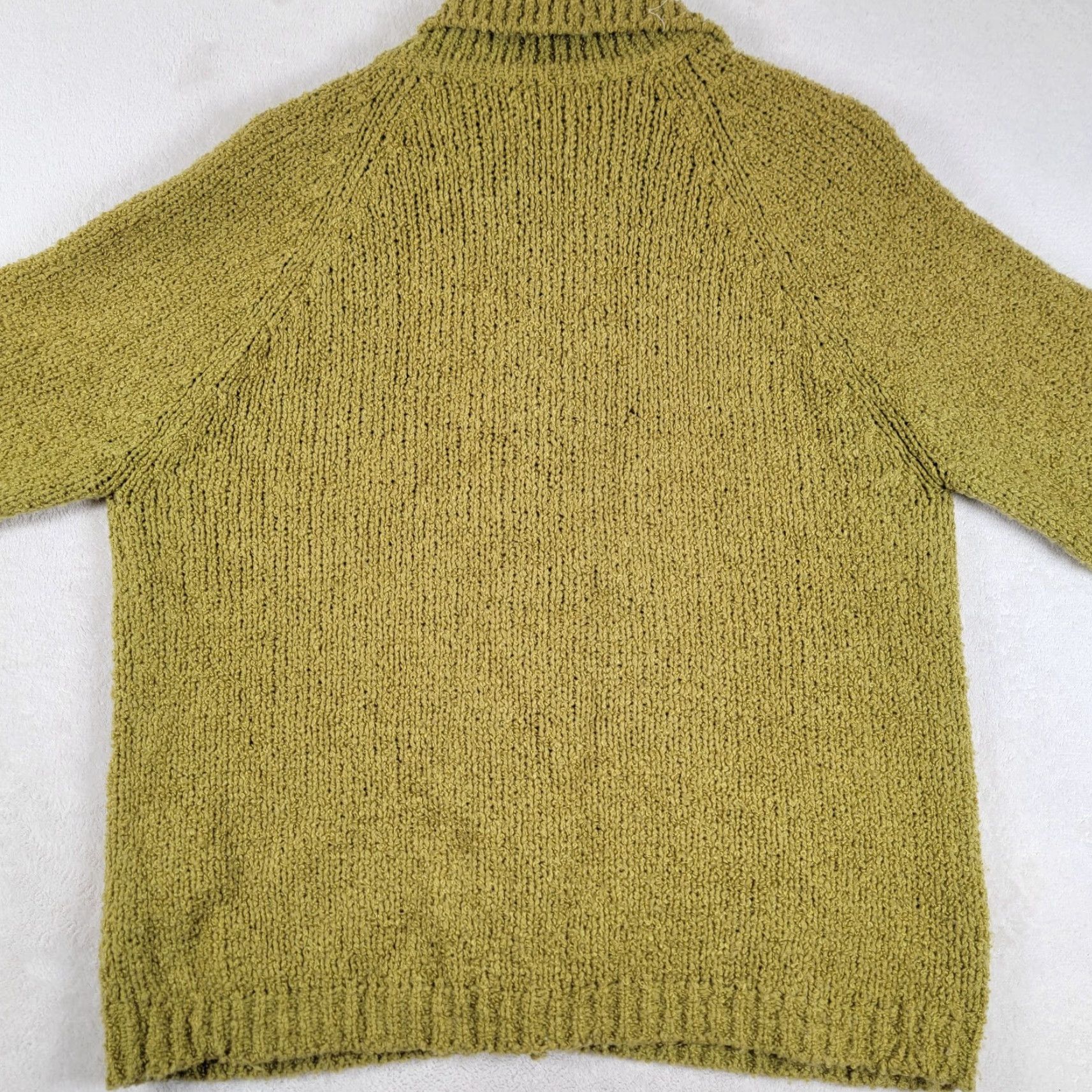 Vintage VINTAGE The May Company Cardigan Women’s Sweater L Green Heather Designers Originals Long Sleeve V-Neck Knit Heavy Knit Winter Fall Spring Womens Size L / US 10 / IT 46 - 3 Thumbnail