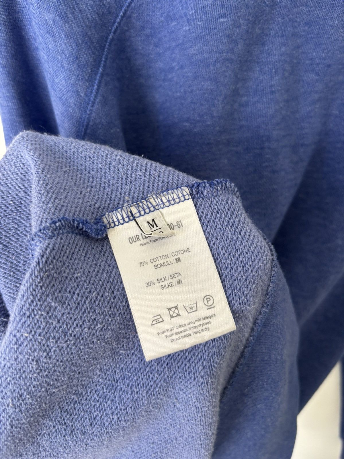 Our Legacy Our Legacy Silk/Cotton Great Sweatshirt 50’s Size US M / EU 48-50 / 2 - 4 Thumbnail