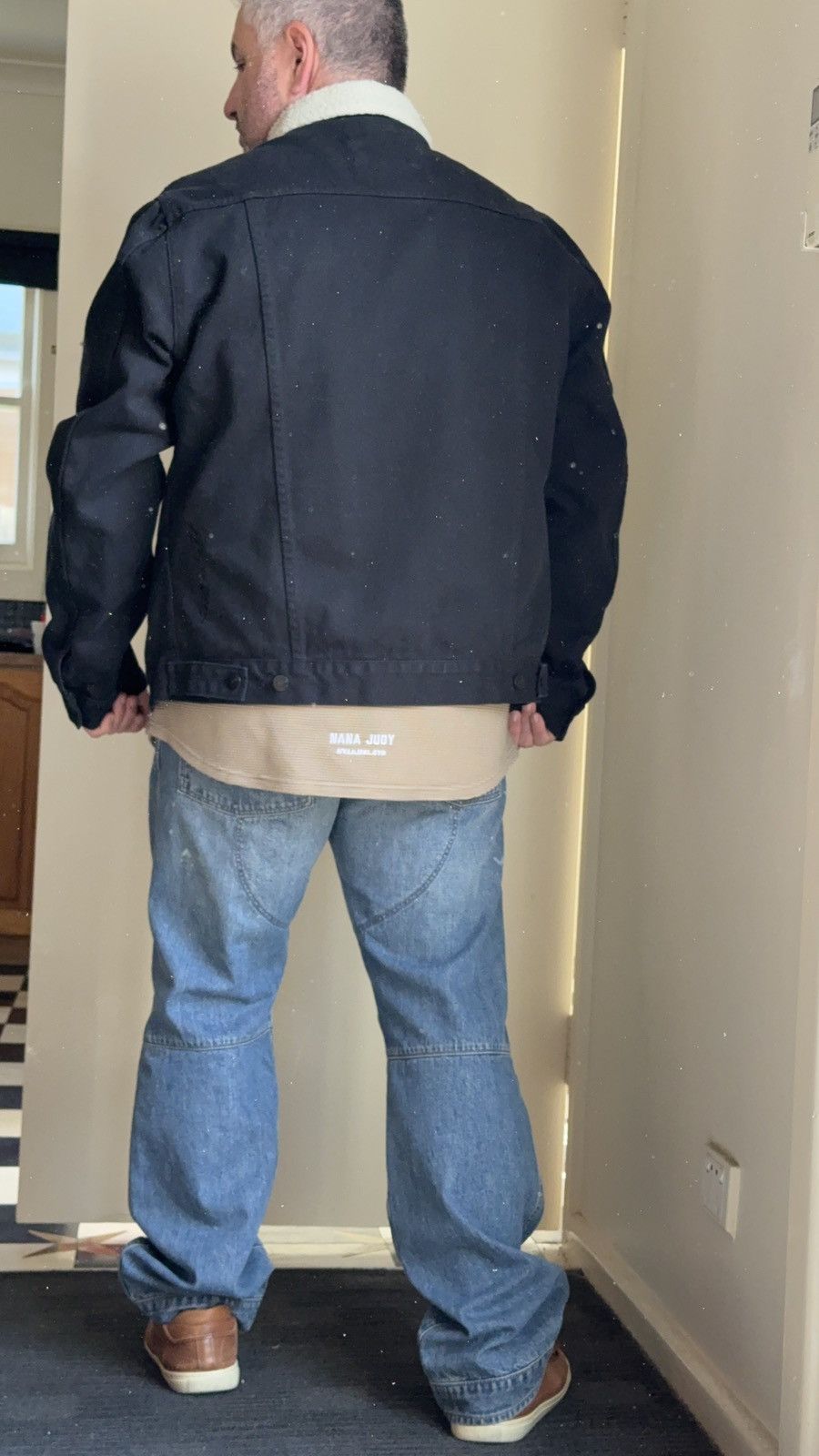Other KSCY black denim jacket Size XXL Size US XXL / EU 58 / 5 - 6 Thumbnail