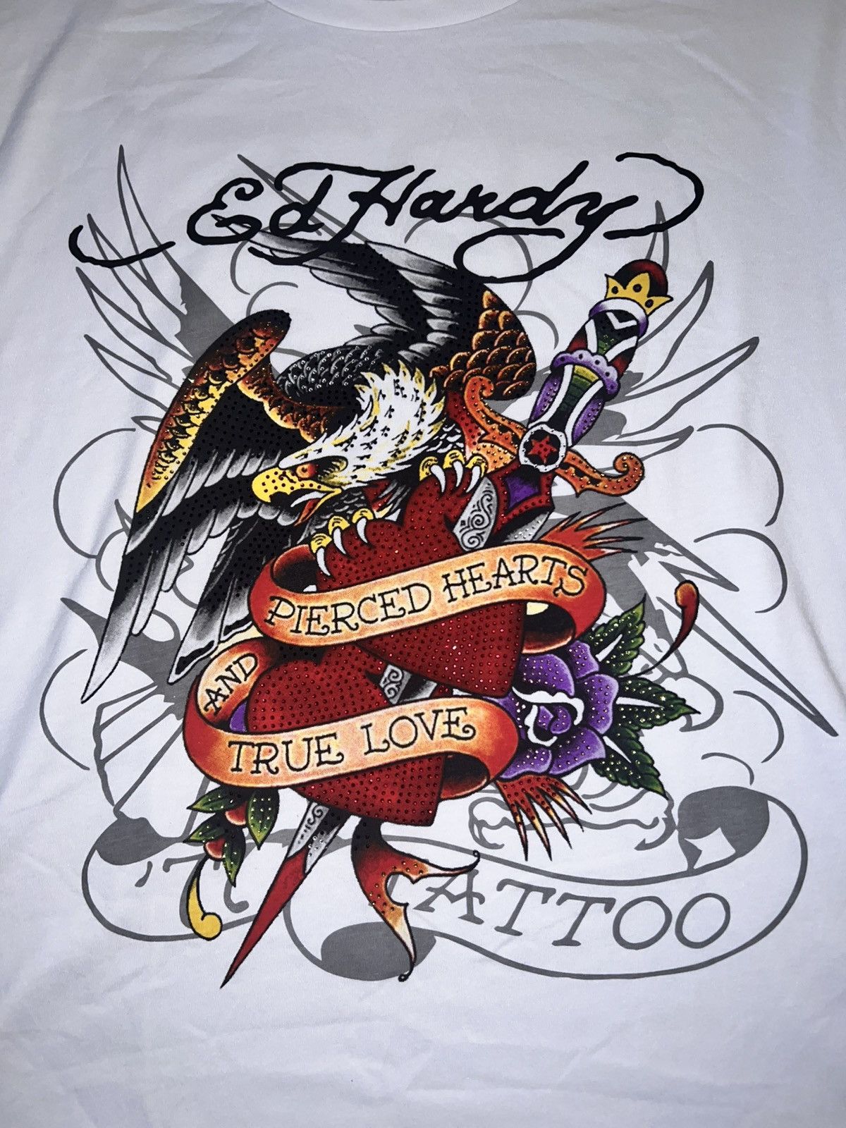 Ed Hardy Ed Hardy ‘Pierced Heart’ Tee Size US XXL / EU 58 / 5 - 2 Thumbnail