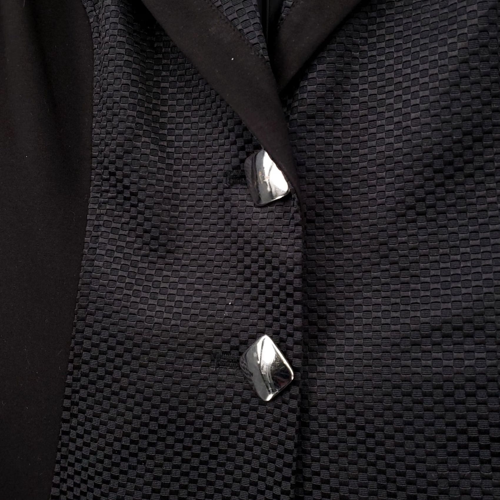 Vintage Mary Kay Women 4 Black Blazer Collared Fitted Long Sleeve Business Formal Jacket Size S / US 4 / IT 40 - 6 Thumbnail
