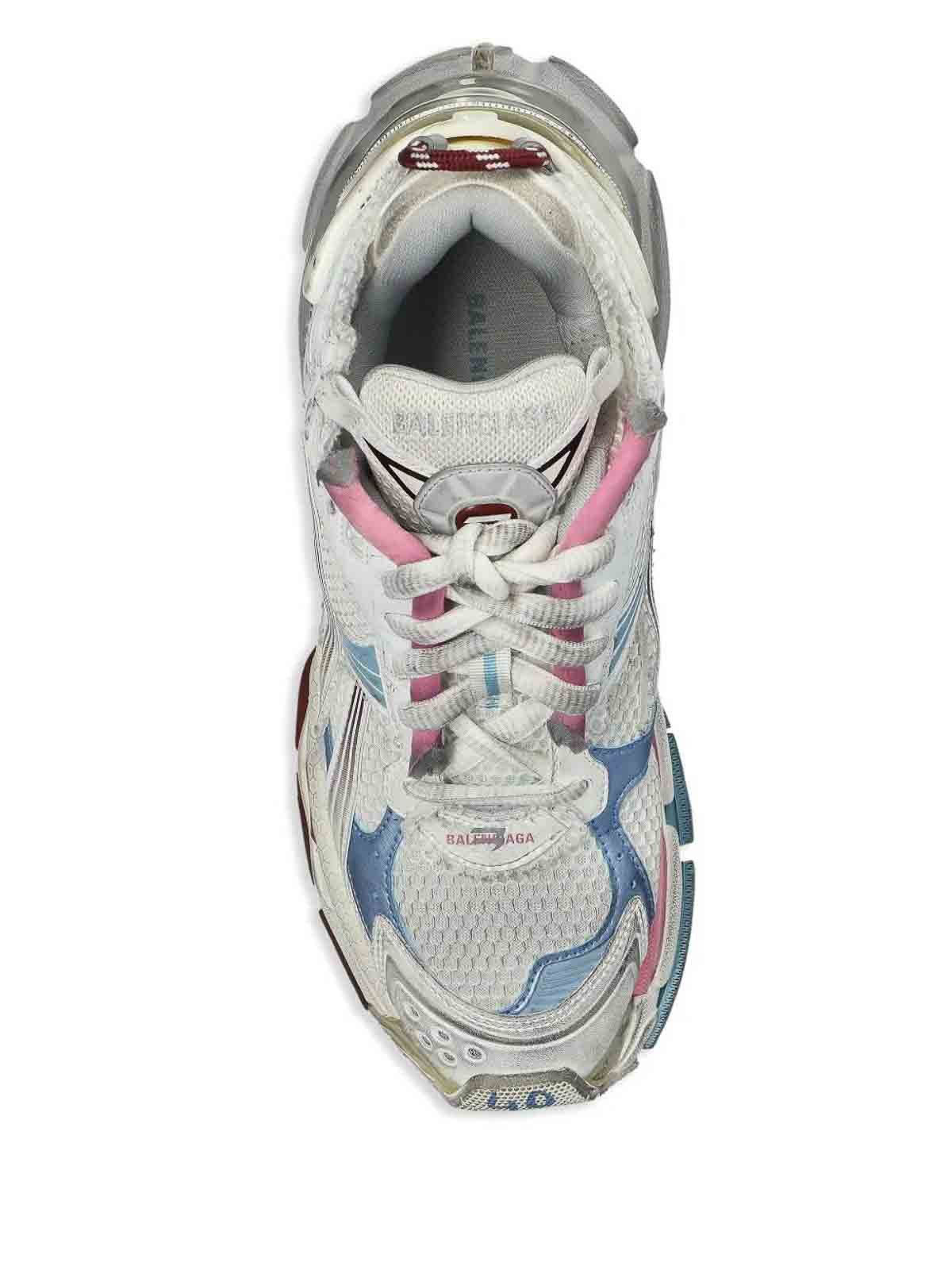 Balenciaga o1bcso1str0426 Runner Gradient Sneakers in Multicolor Size US 8 / IT 38 - 2 Thumbnail