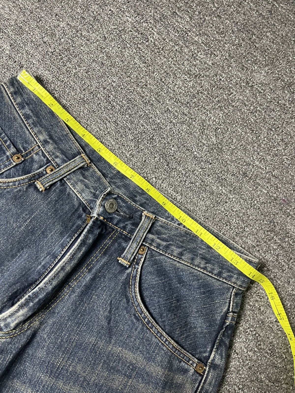 Edwin × Vintage Vintage EDWIN Brand Baggy Jeans (91) Size US 28 / EU 44 - 5 Thumbnail