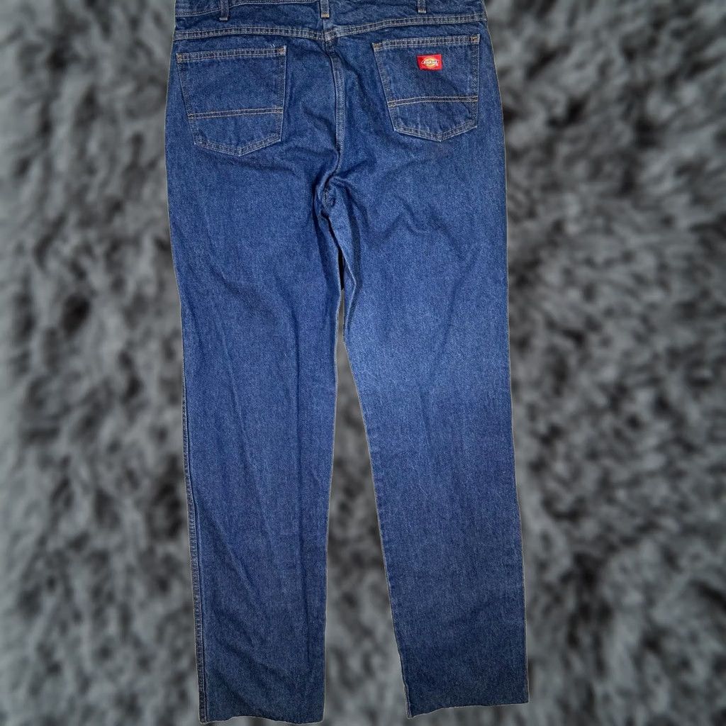 Dickies Dickies Jeans Mens 38UL Blue Denim Relaxed Fit Straight Leg Jeans Mens 38UL Blue Denim Relaxed Fit Straight Leg Dickies Carpenter Jeans Size US 38 / EU 54 - 1 Thumbnail