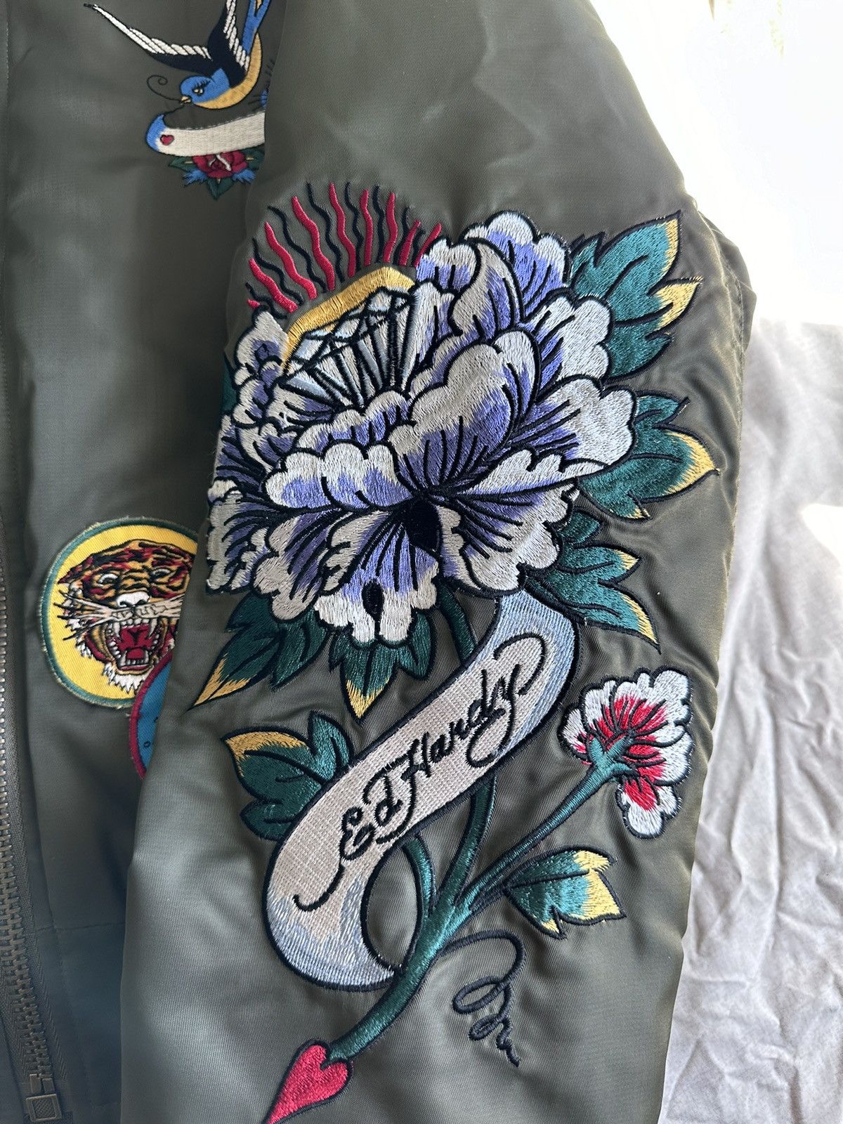 Ed Hardy Ed Hardy Bomber Jacket Size US M / EU 48-50 / 2 - 6 Thumbnail