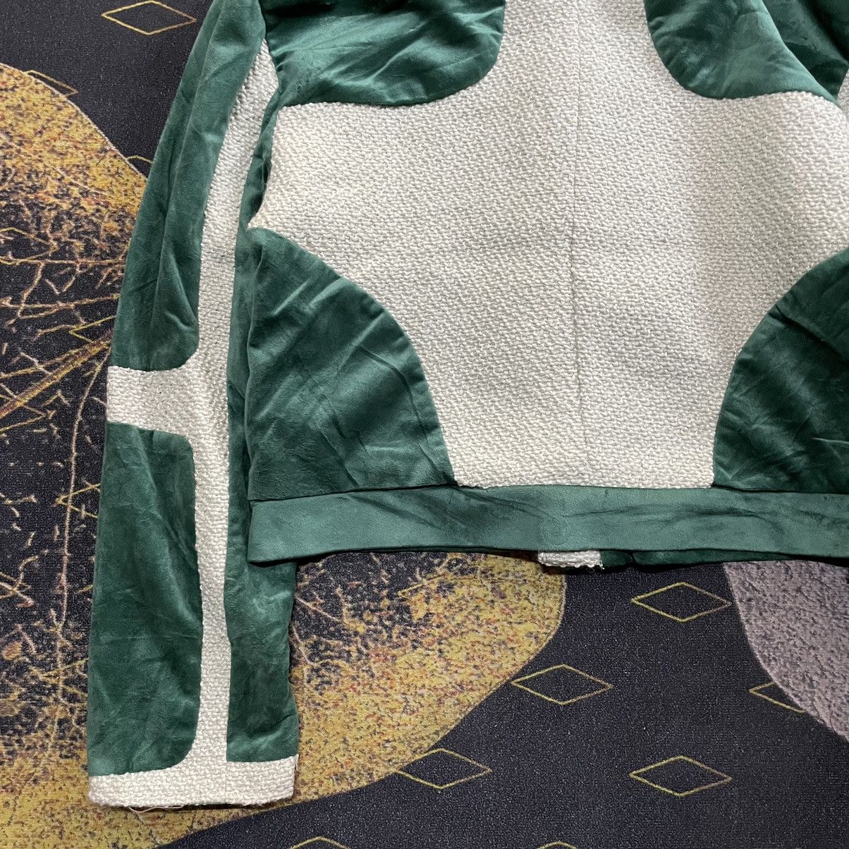 If Six Was Nine × Japanese Brand × Velour 💫Archive💫- BOOM BOOM Hybrid Cropped Jacket LGB ISWN Style Size US S / EU 44-46 / 1 - 16 Thumbnail