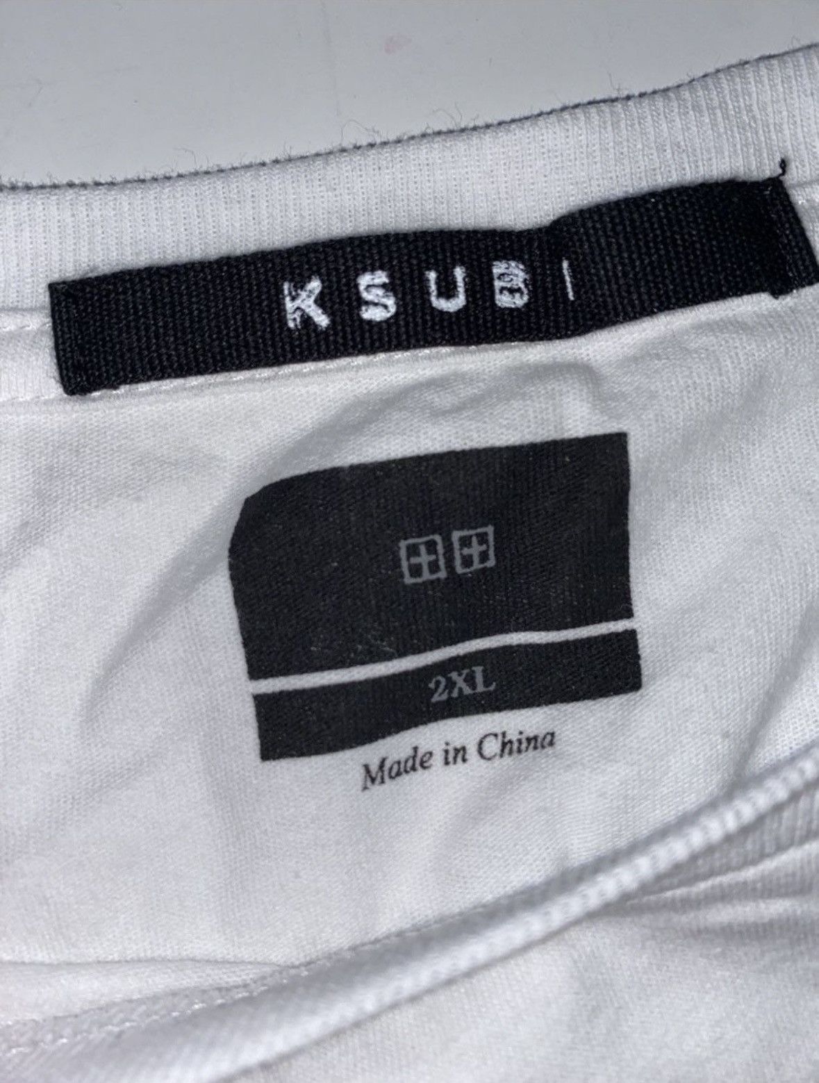 Ksubi Ksubi Ksucks Seeing Lines tee ‘white’ Size US XXL / EU 58 / 5 - 4 Thumbnail