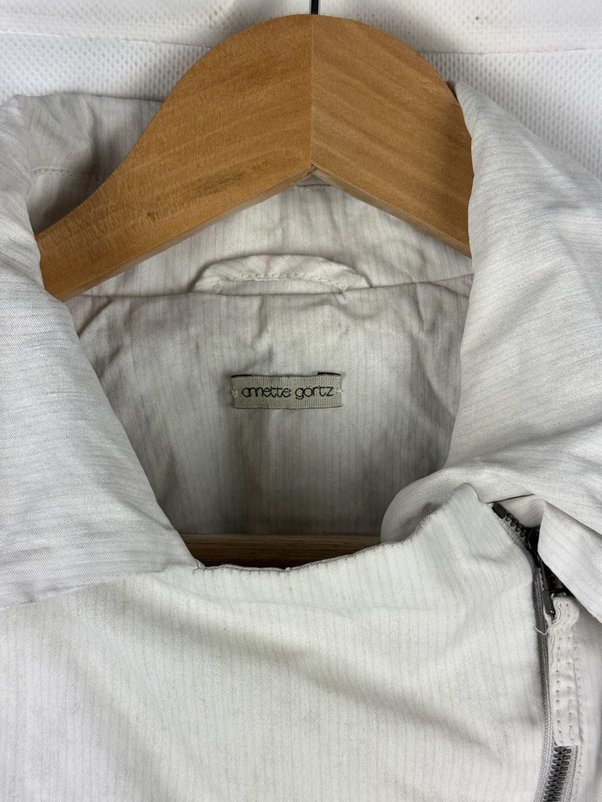 Annette Gortz Annette Gortz Avant-Garde Cotton Linen Biker Full Zip Jacket Size S / US 4 / IT 40 - 5 Thumbnail