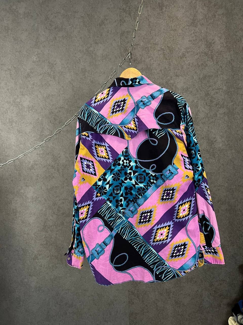 Vintage Wrangler Cowboy Cut western designer vintage shirt Size US XL / EU 56 / 4 - 5 Thumbnail