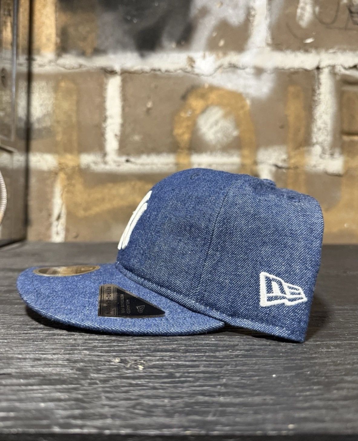 Aime Leon Dore × New Era New Era Aime Leon Dore Hat New York Yankees Denim Blue NWT Size ONE SIZE - 4 Thumbnail