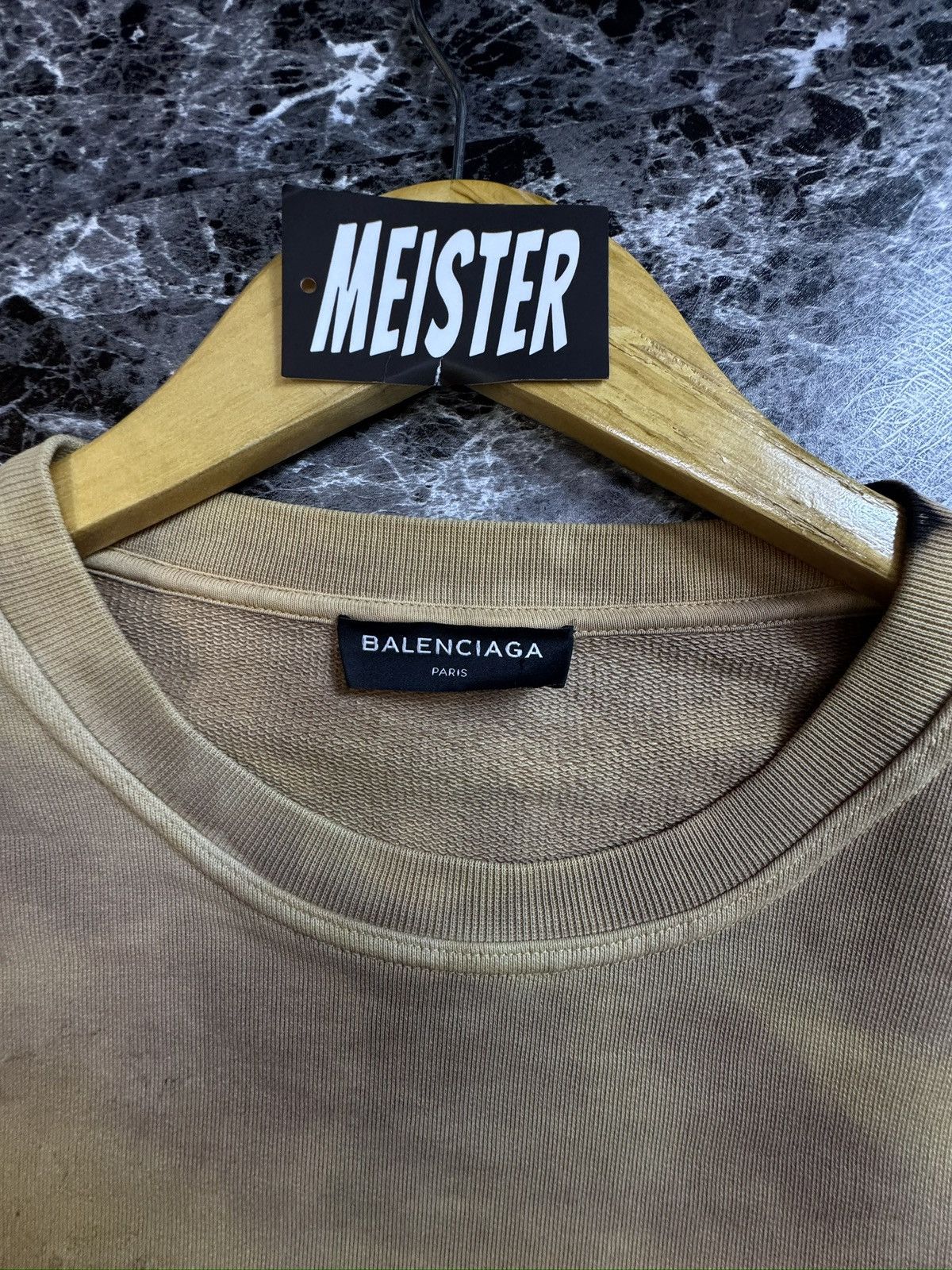 Balenciaga Balenciaga Homme Bleached Distressed Sweatshirt Size US S / EU 44-46 / 1 - 8 Thumbnail