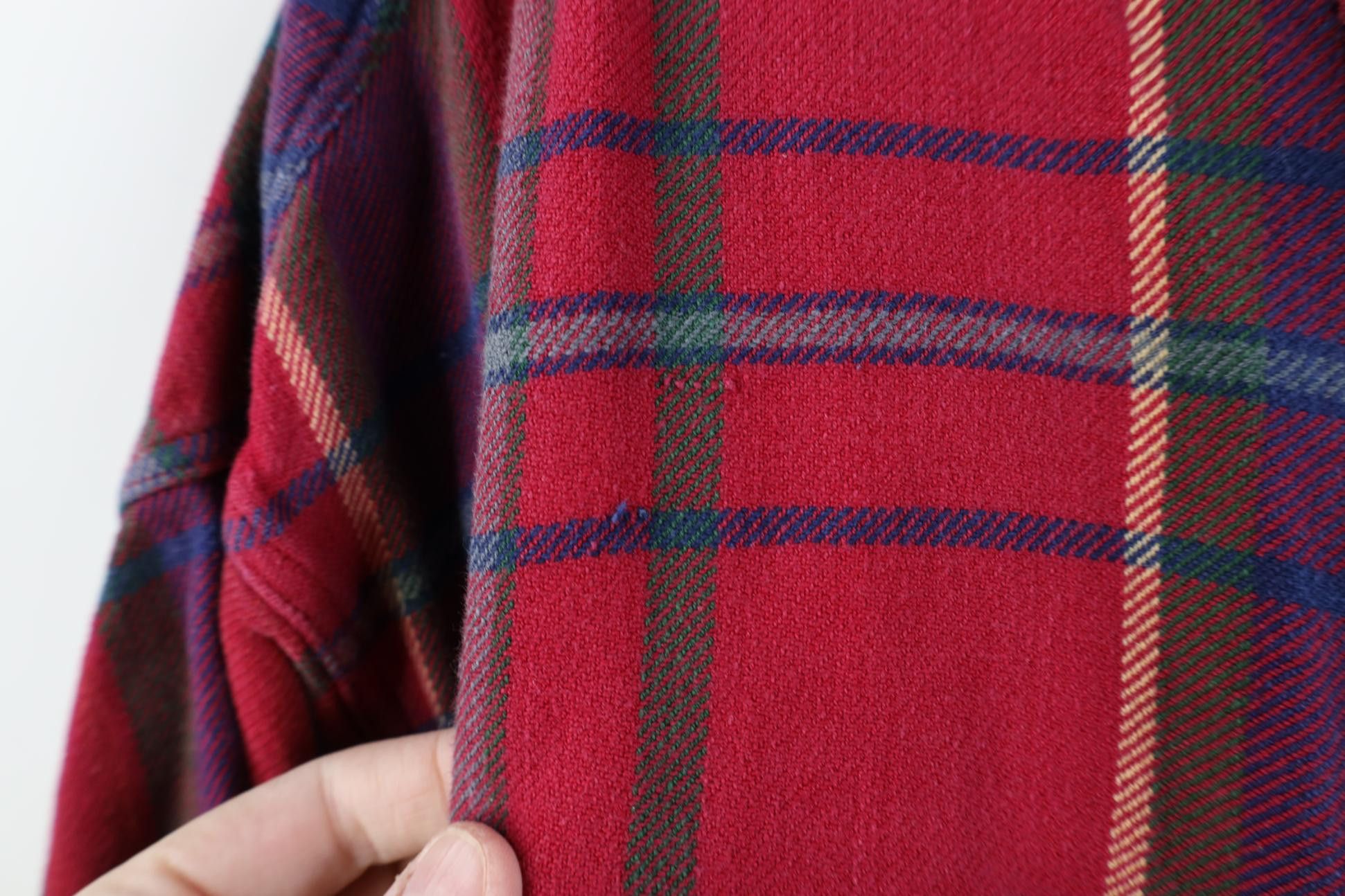 Polo Ralph Lauren Vintage 90s Chaps Ralph Lauren Heavy Flannel Button Shirt Size US L / EU 52-54 / 3 - 6 Thumbnail
